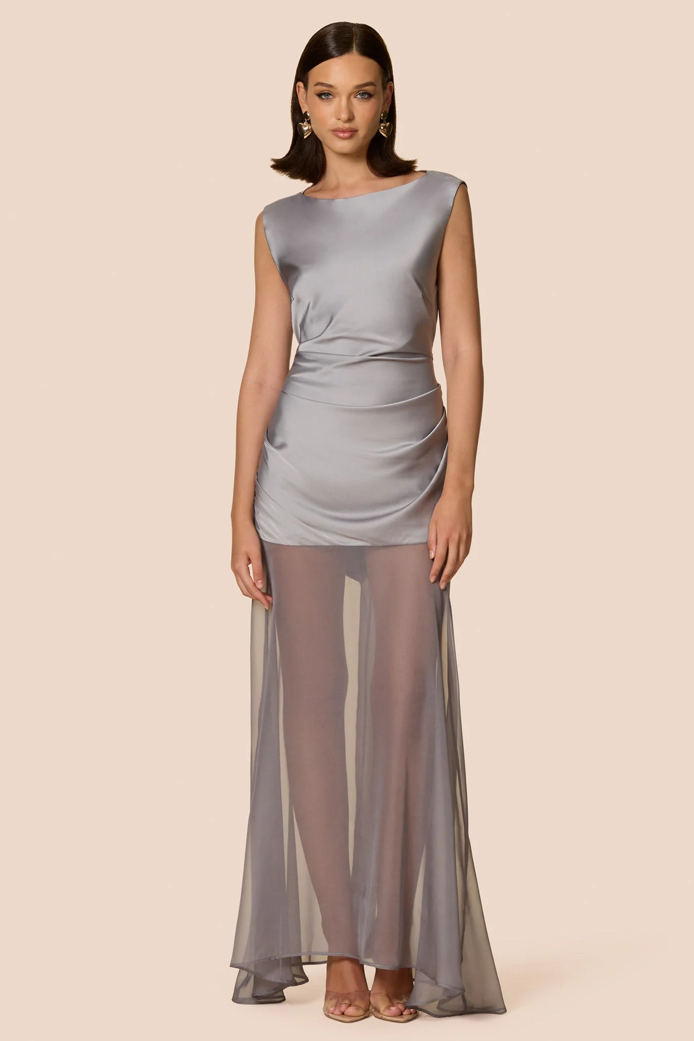 Demi Satin Maxi