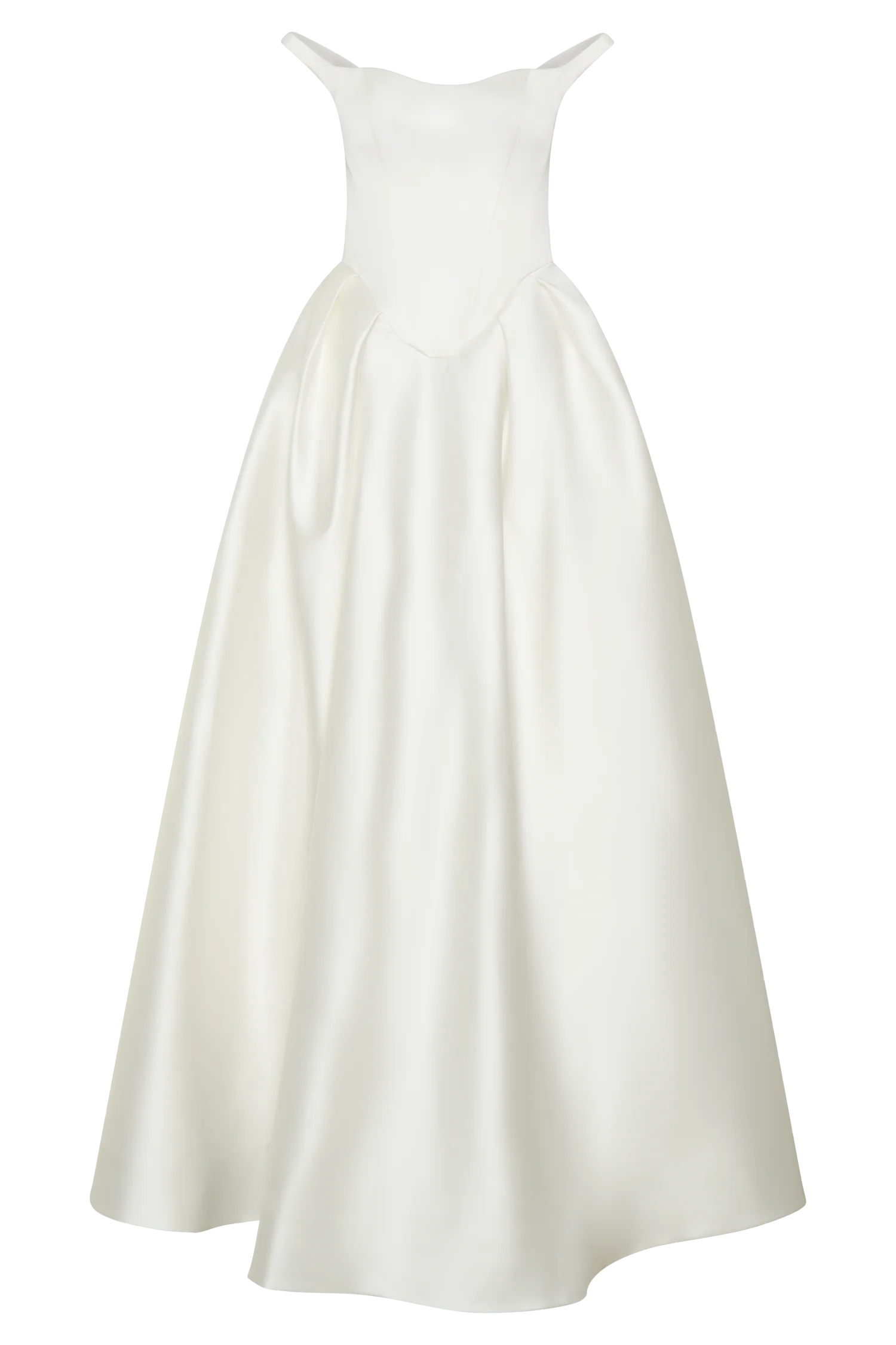 Willow-Off-Shoulder-Satin-Maxi-Gown-White