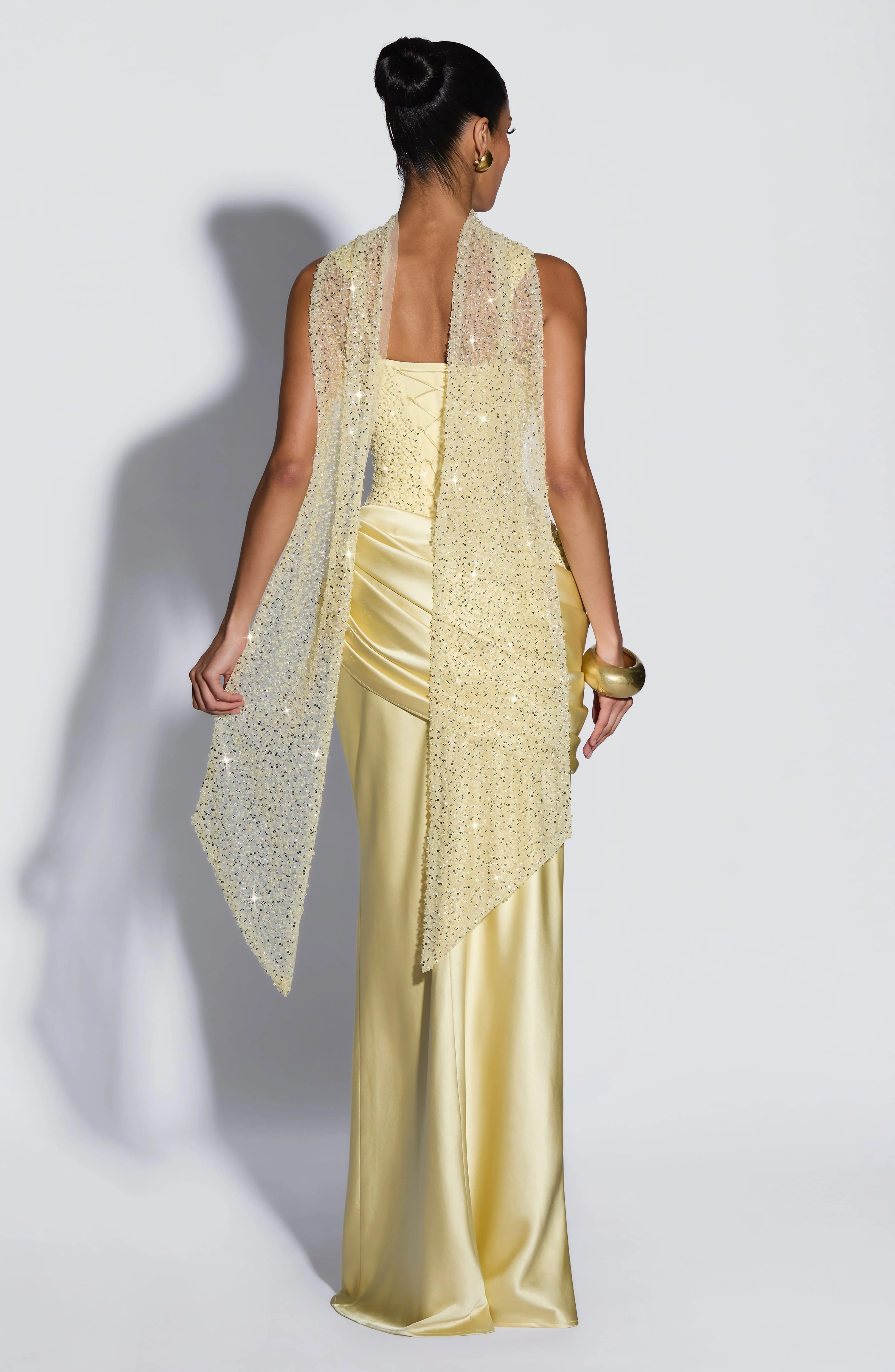 Alexandria Maxi Dress - Lemon