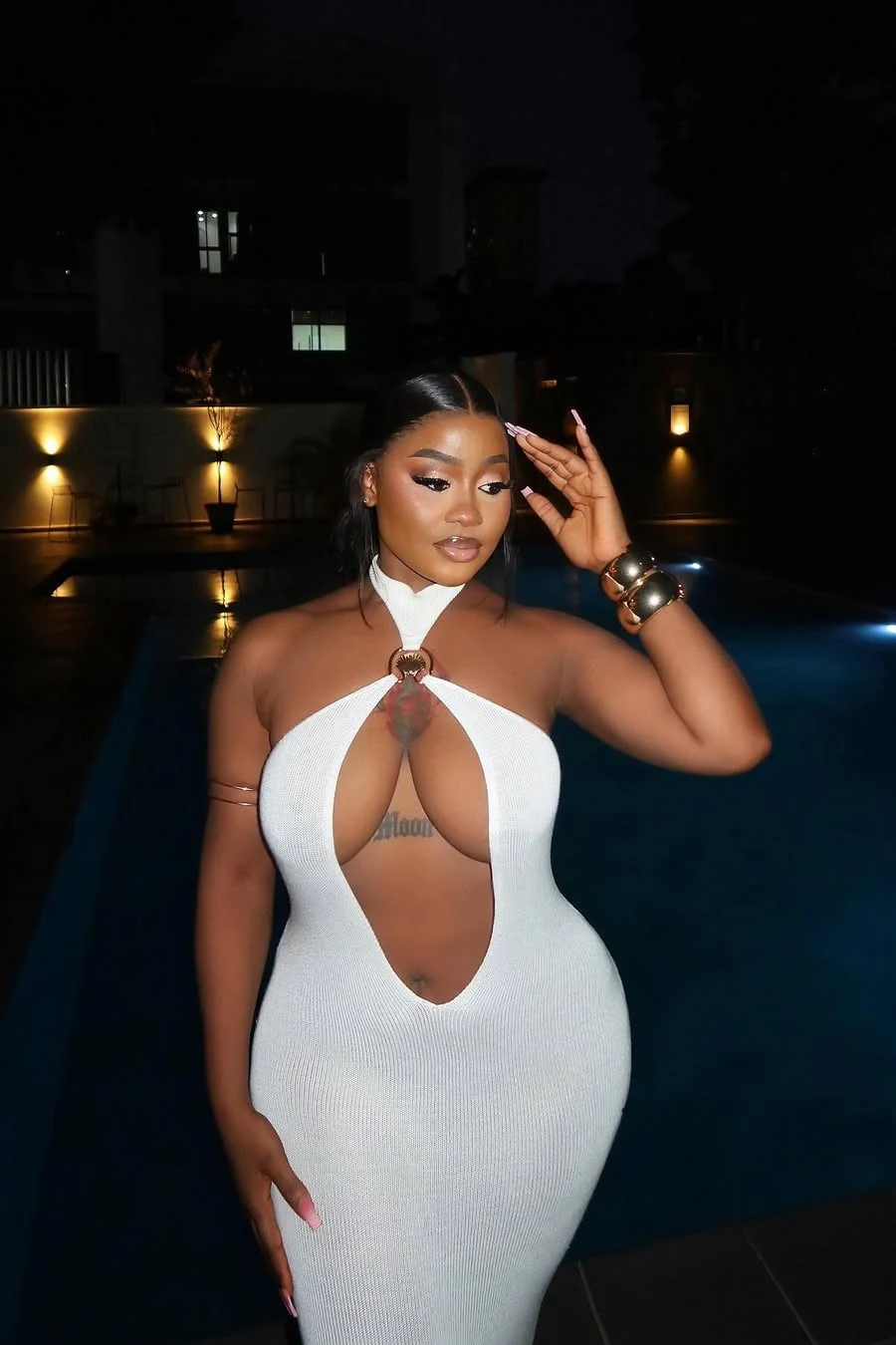 Gina white dress