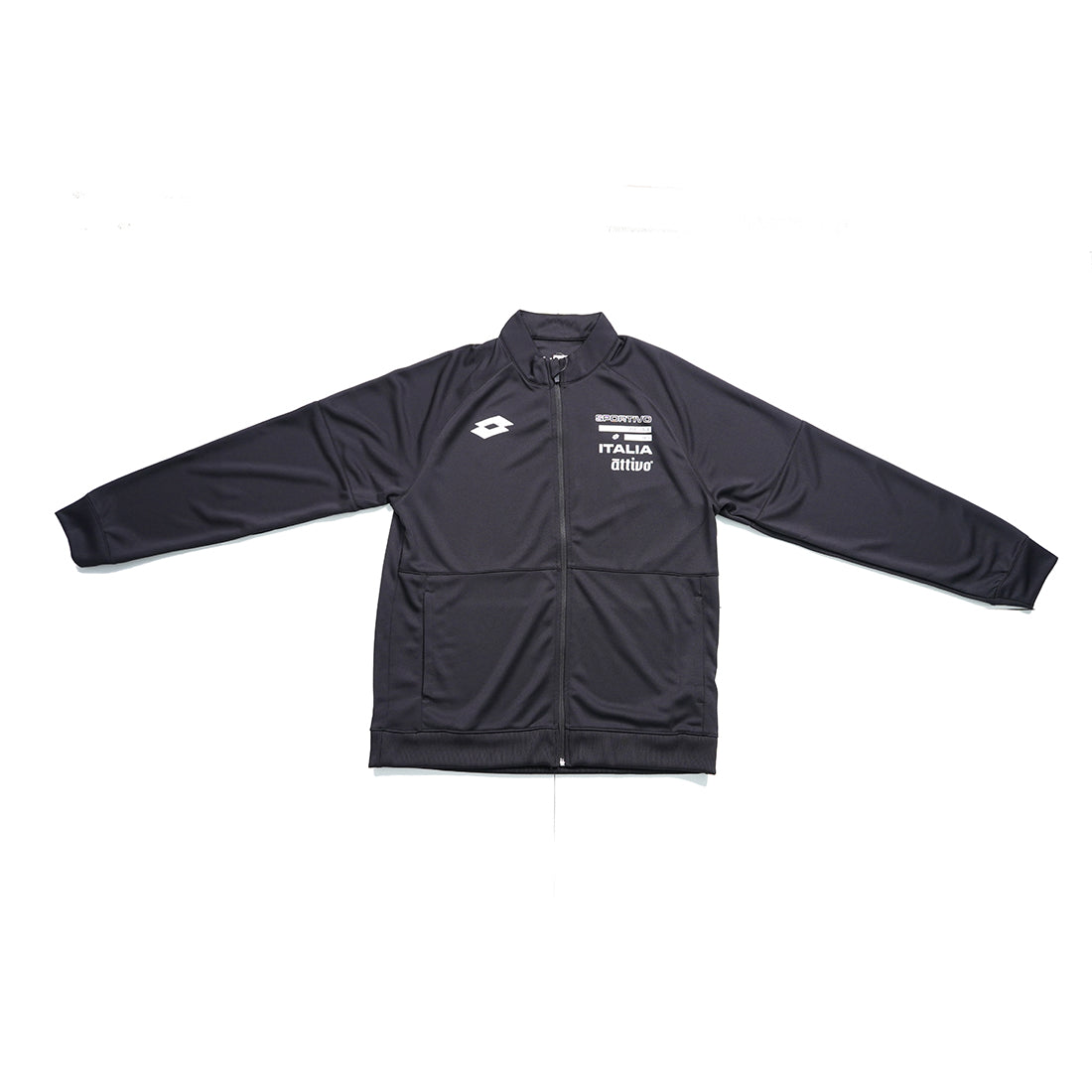 LOTTO Sportivo Italia Attivo Men's Football Jacket Black PAJK25001-BLK