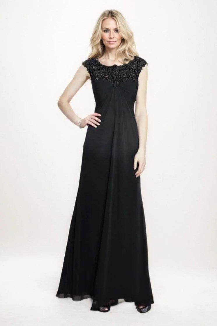 A-Line Maxi Chiffon Mother Of The Bride Dress CM0272