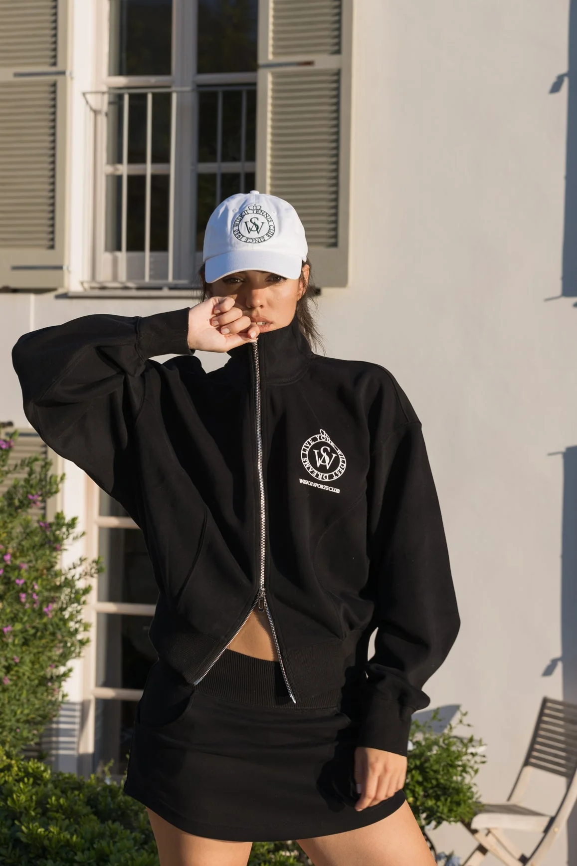 WISKII Two-Way Zipper Jacket