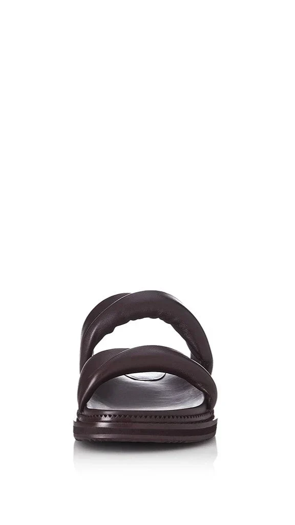 Alias Mae Paris Slide - Plum Leather - FASHION NOB