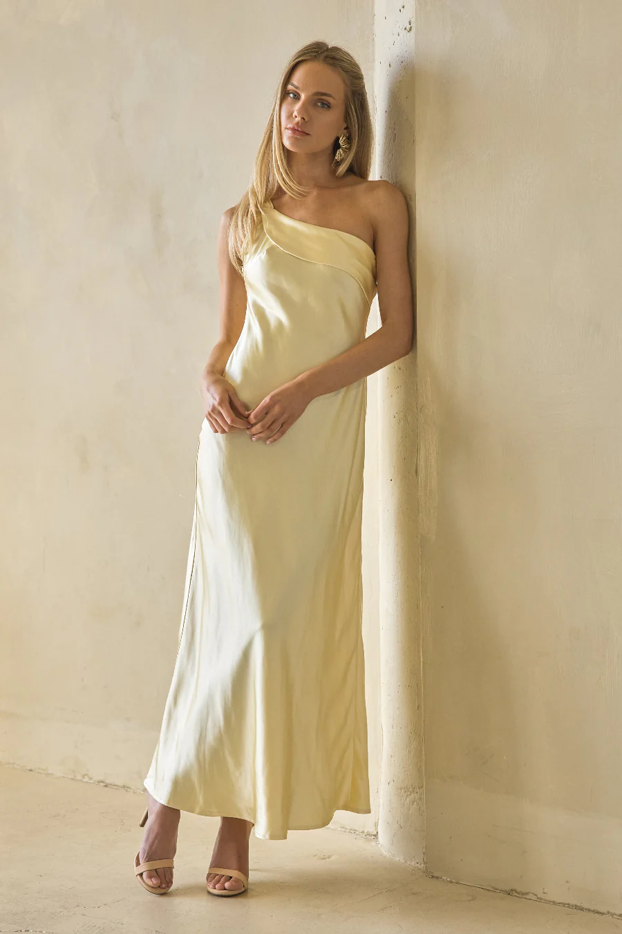 Sarahi Ruffle Strap Maxi Dress