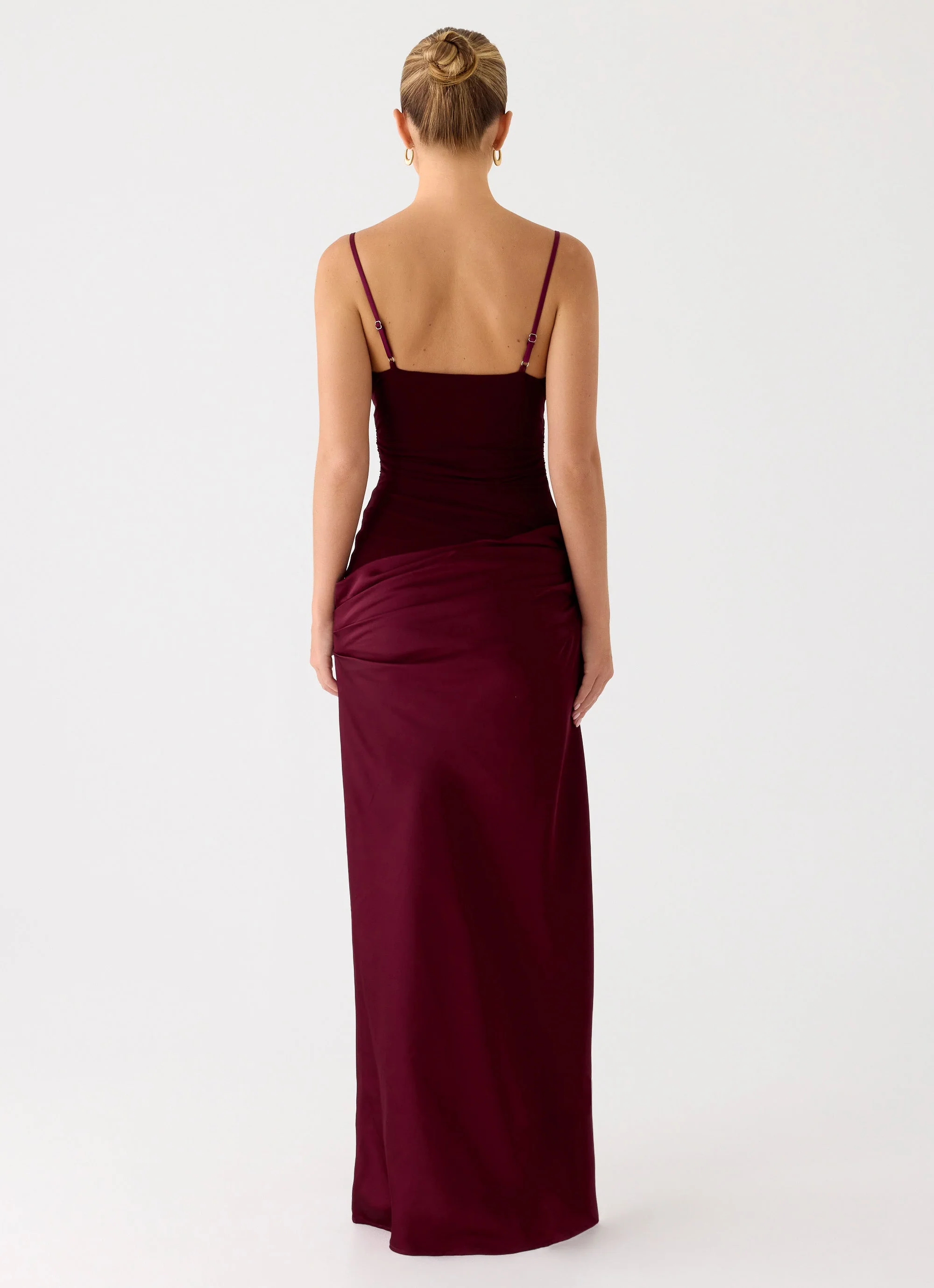 Eternal Energy Maxi Dress - Merlot - luluinthesky