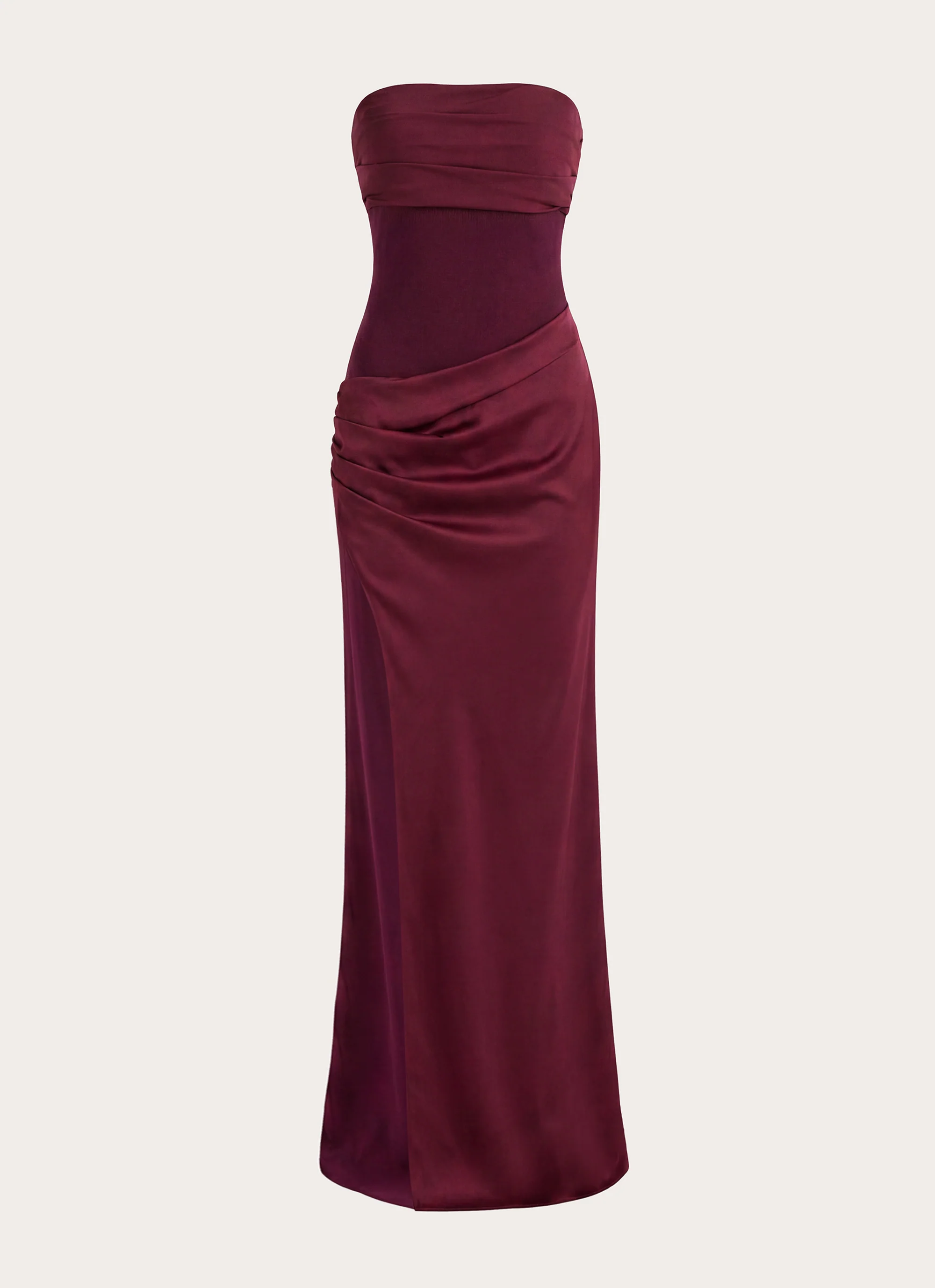 Charmaine Maxi Dress - Deep Maroon - luluinthesky