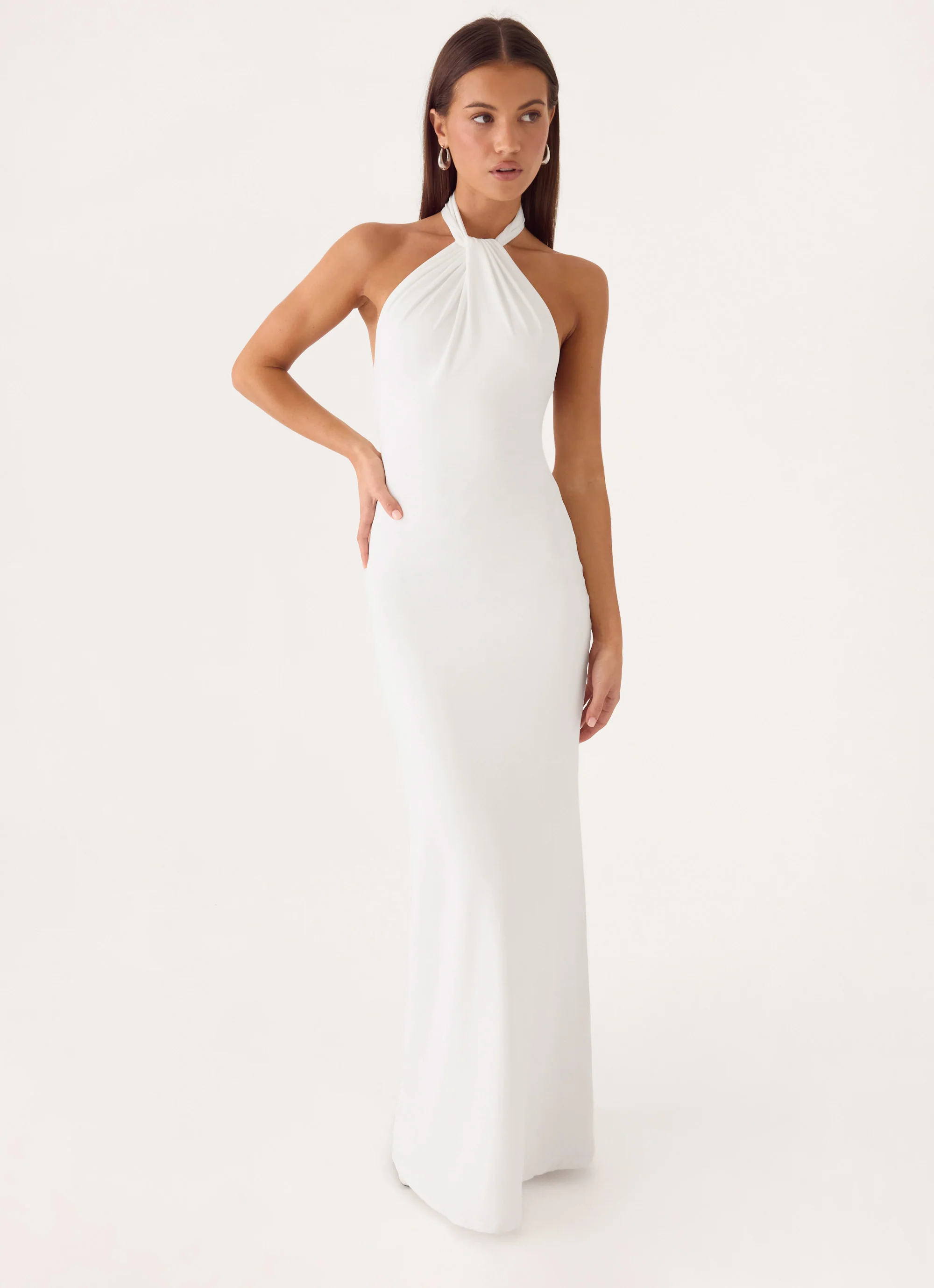 Rosanna Maxi Dress - White - luluinthesky