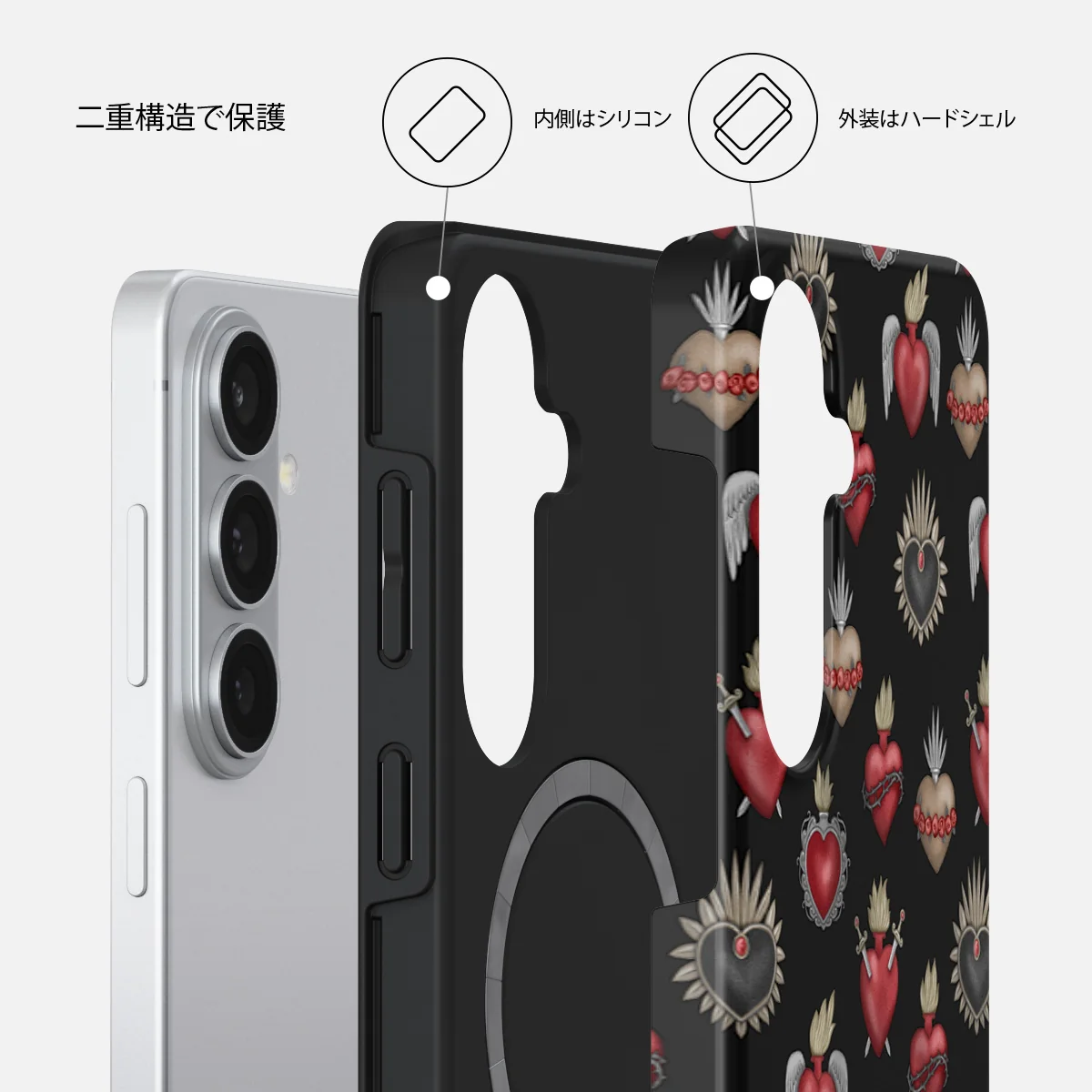 Sworn Hearts - Samsung Galaxy S26 Plus ケース