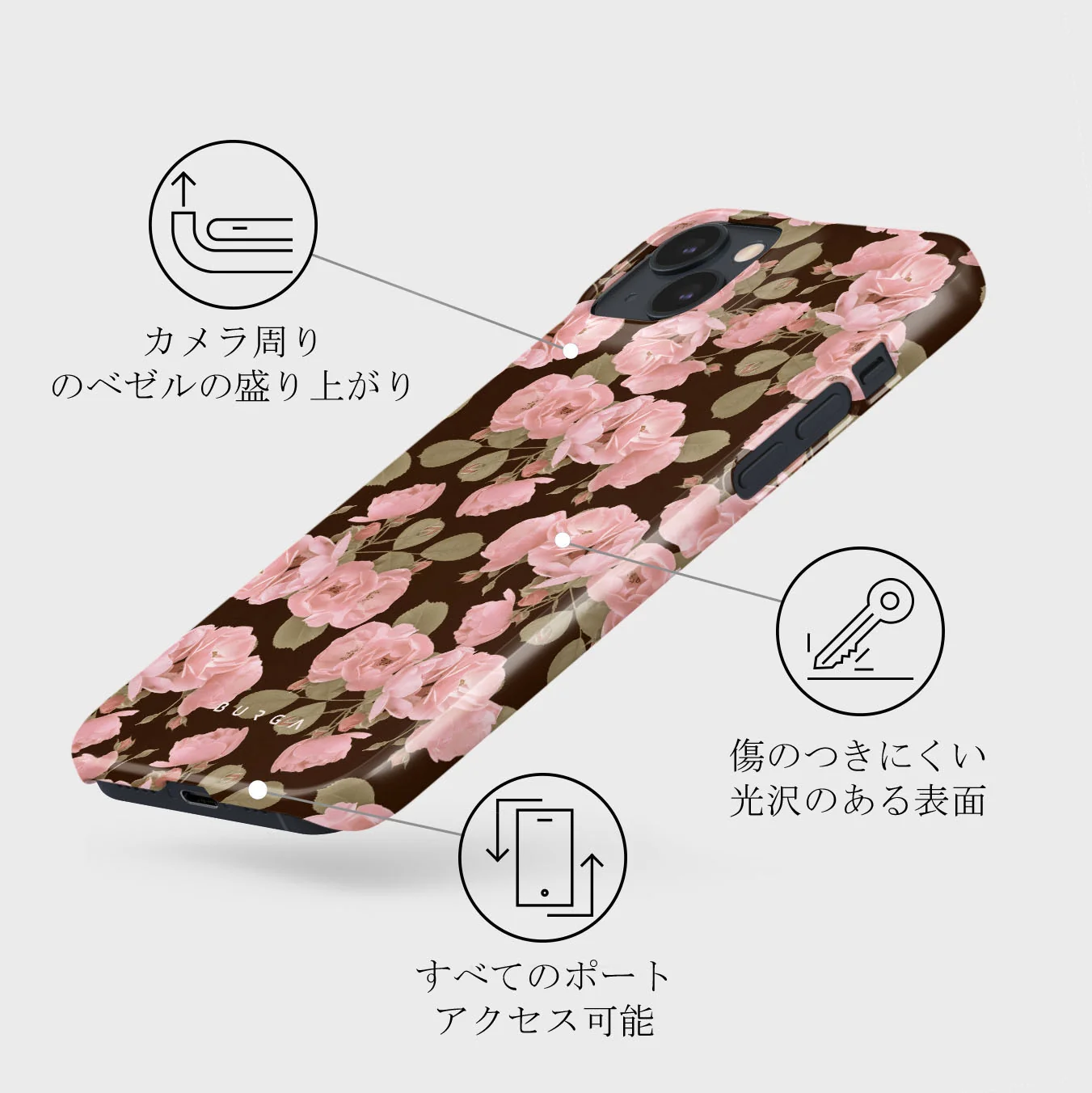 Desert Rose - iPhone 13 Mini ケース