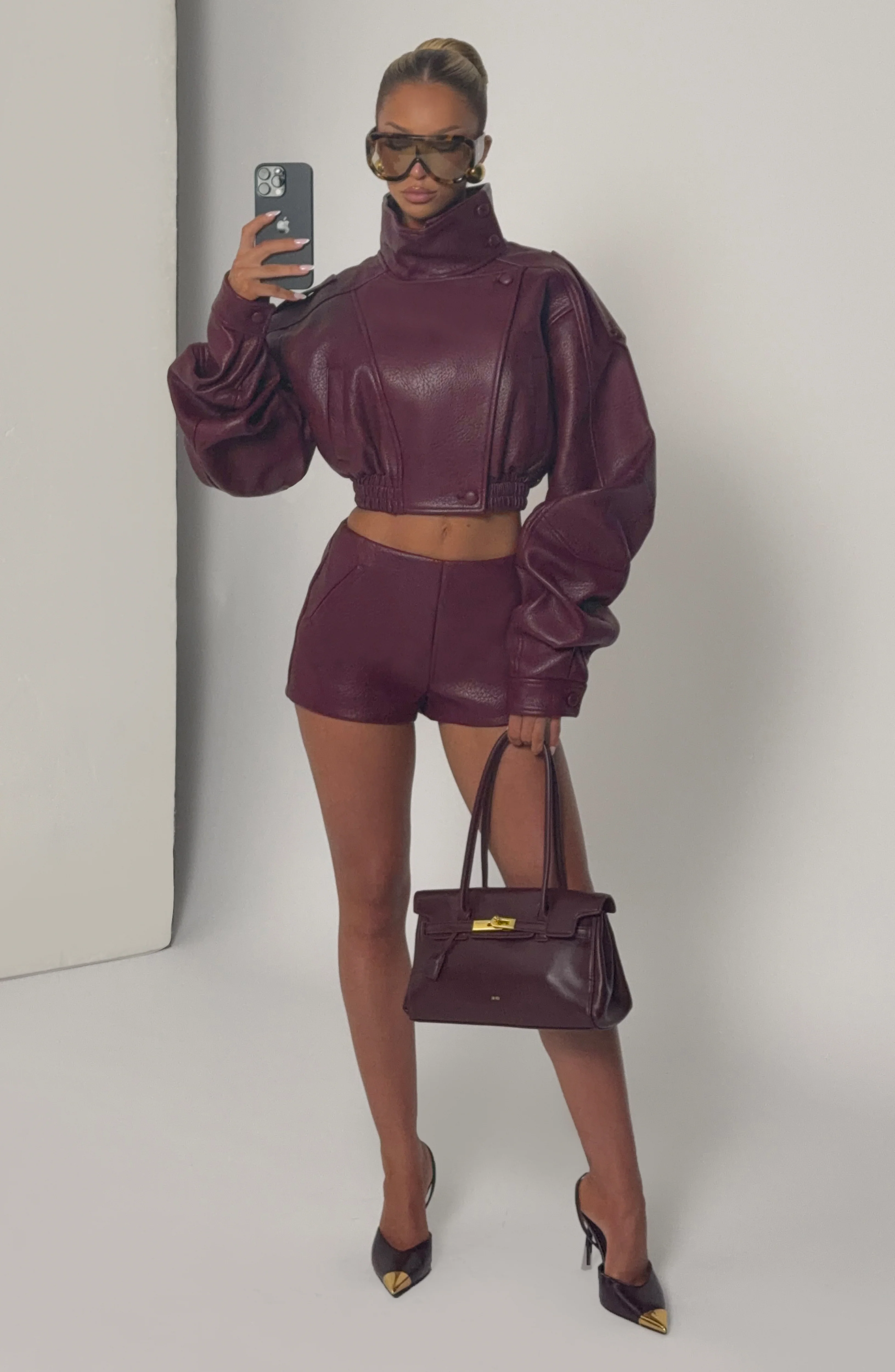 Bailey Jacket - Cherry Lacquer