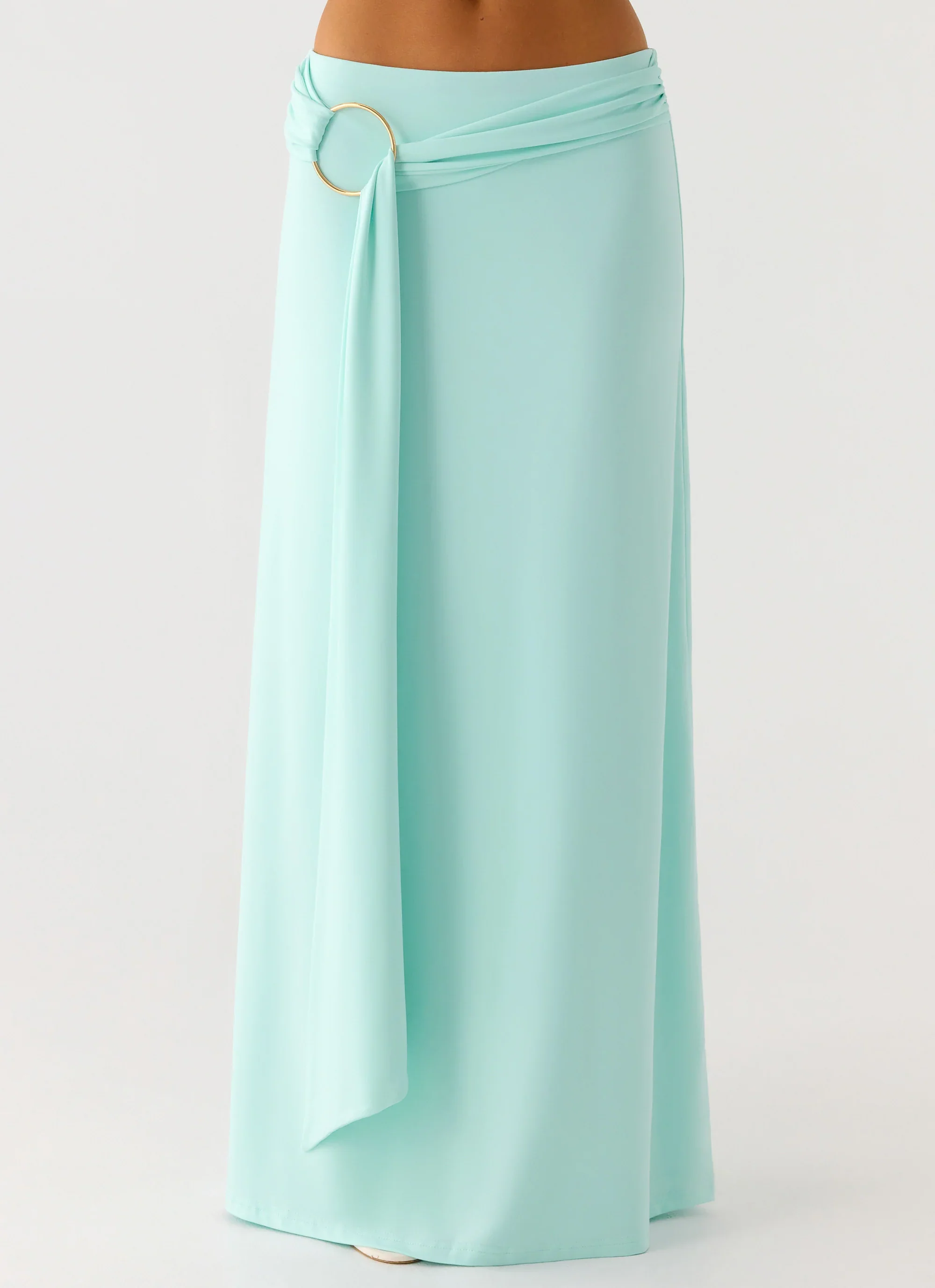 Ravi Maxi Skirt - Aqua