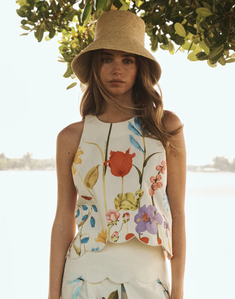 Prism Scallop Tank Top