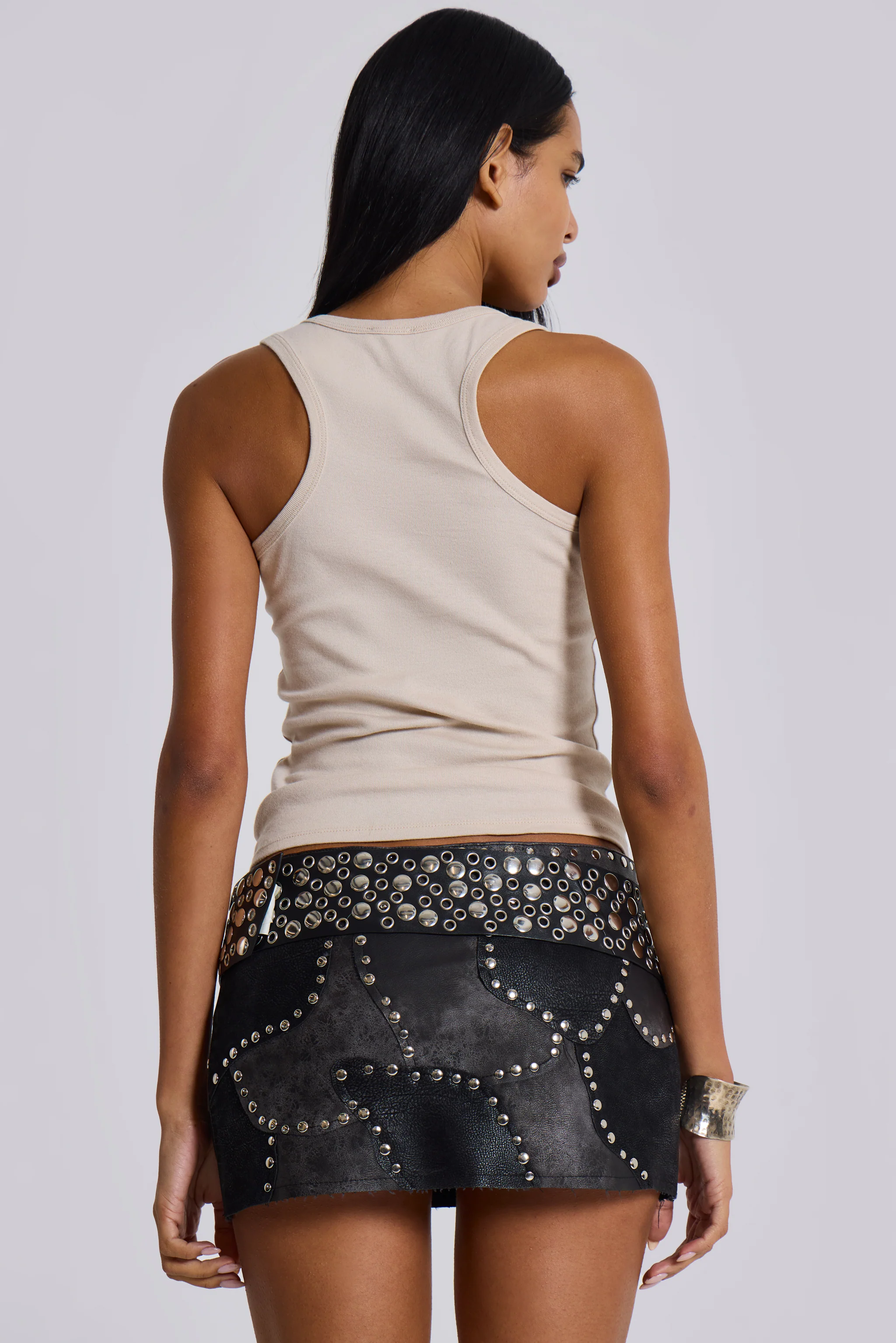 Osmium Studded Belt In Black