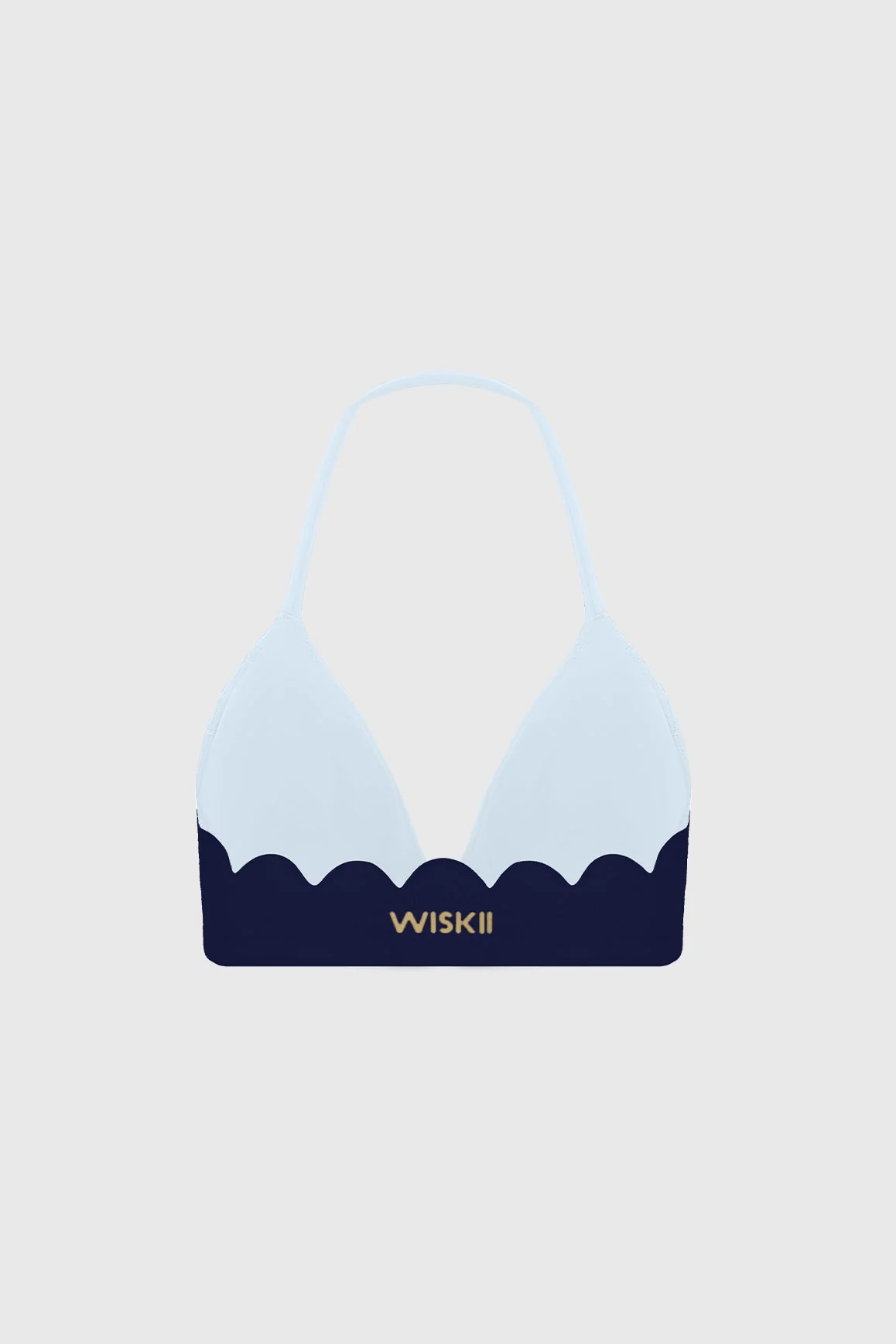 Scallop Contour Halter Bra