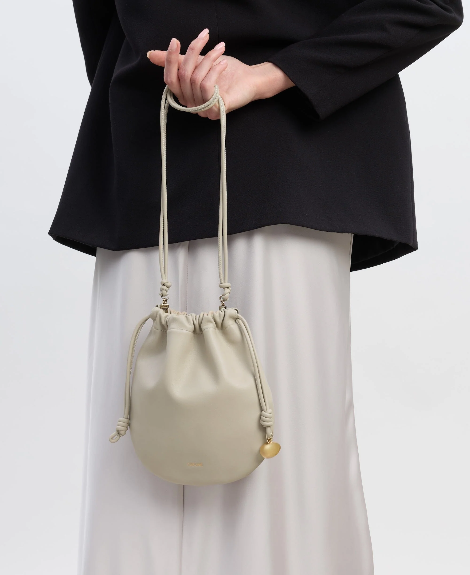 Small Lune Crossbody - Oat