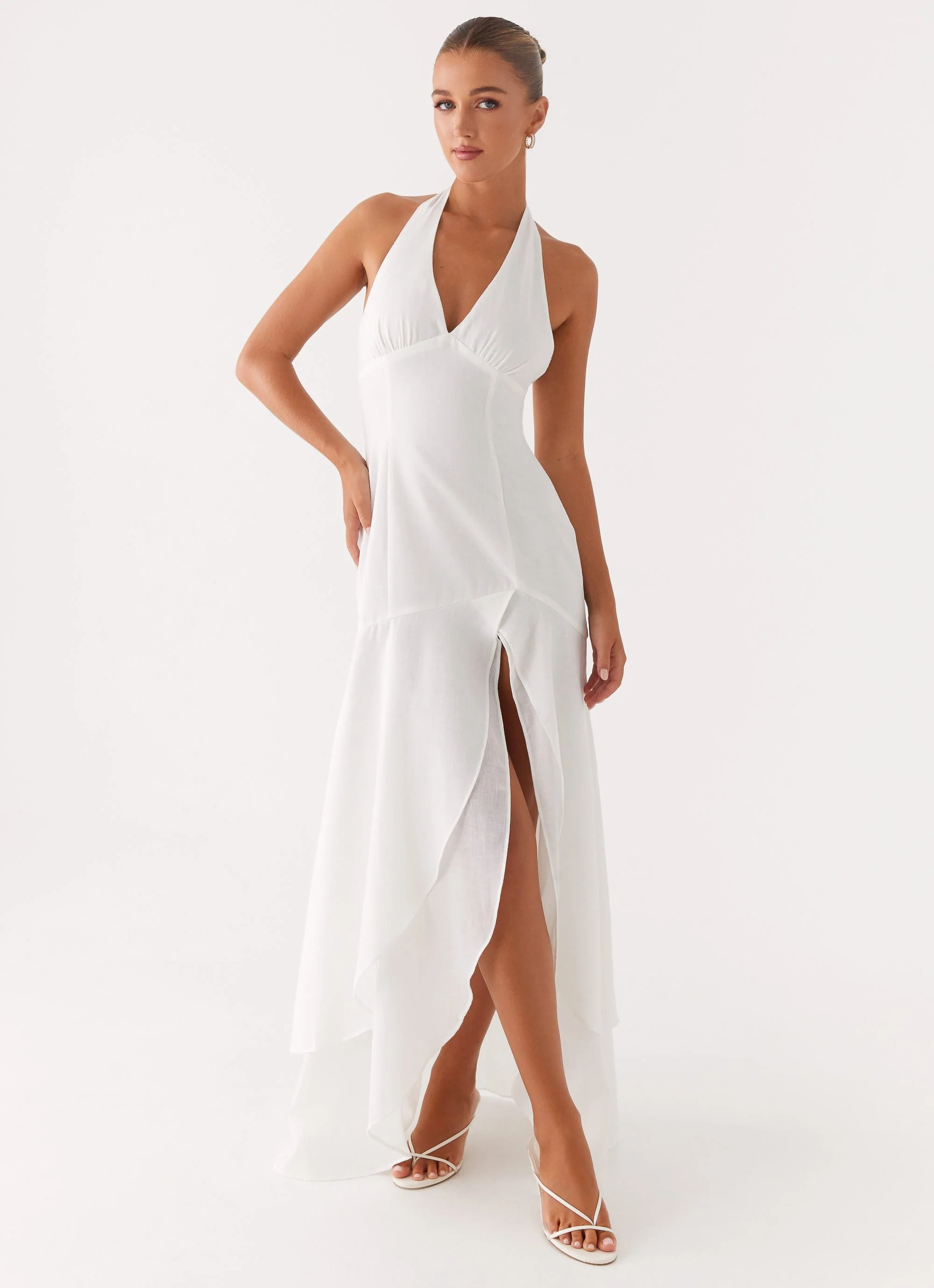 Turu Maxi Dress - White