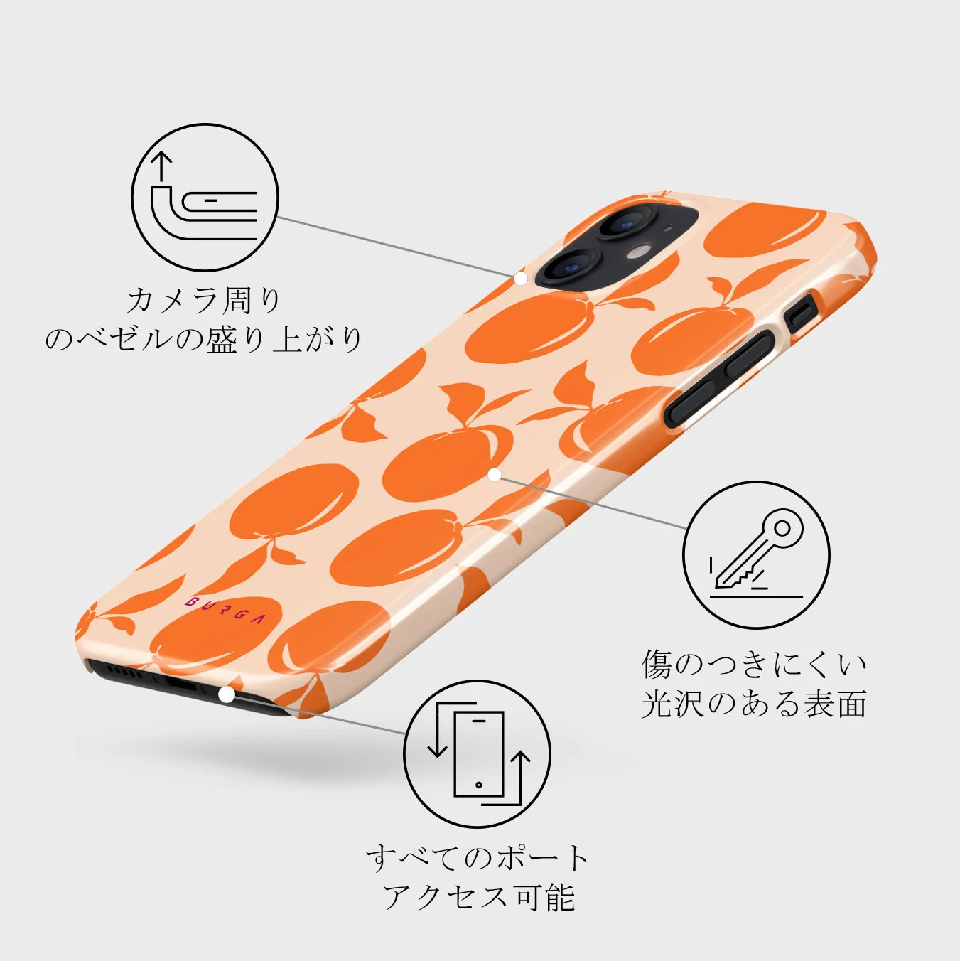 Peach Fuzz - iPhone 12 Mini ケース