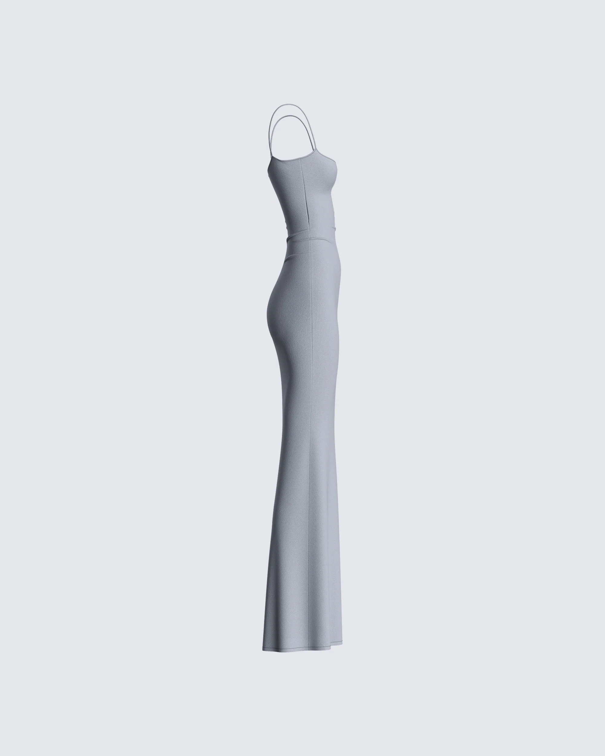 Lilibet Grey Maxi Dress