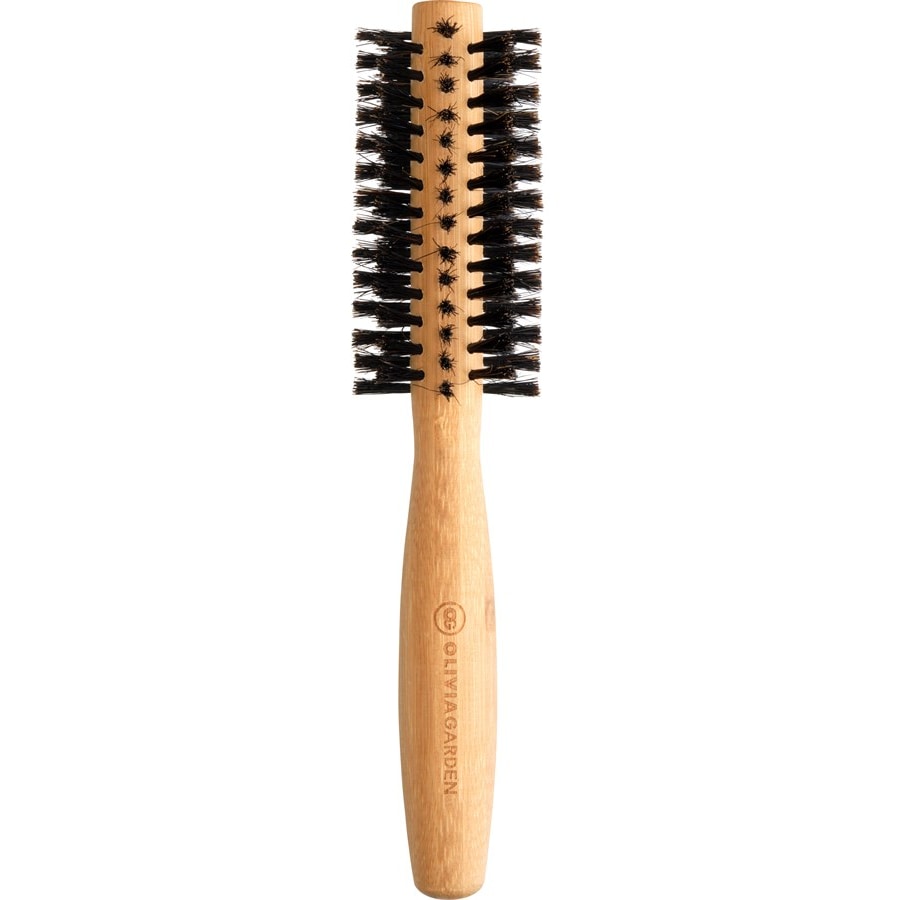 Olivia Garden Bamboo Touch Okrągła szczotka bambusowa ze 100% czystym włosiem dzika