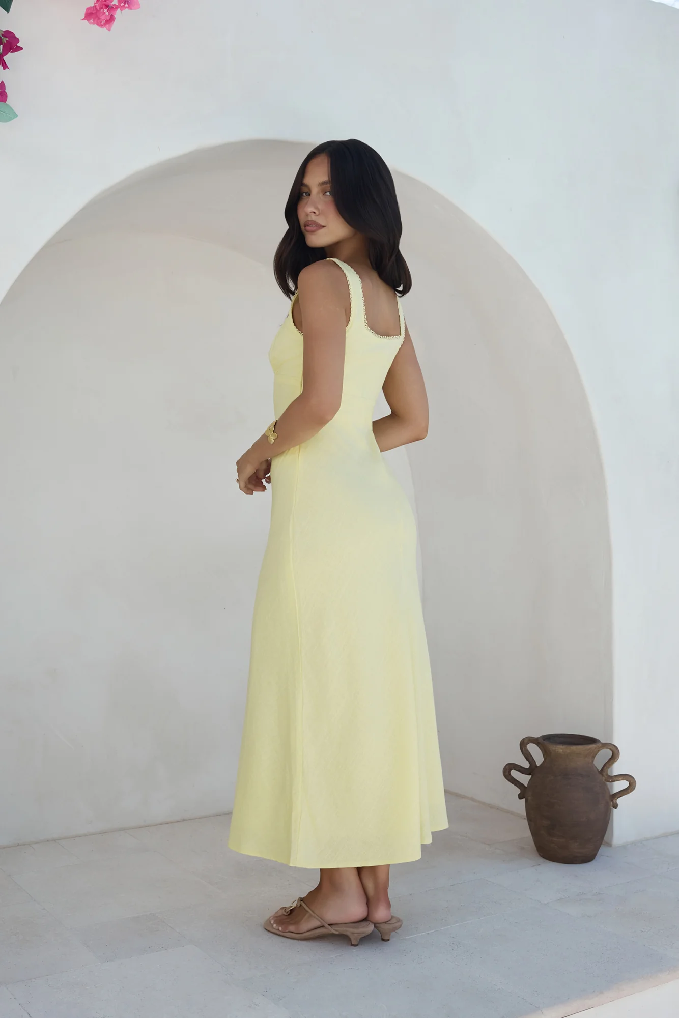 Lemon Squeeze Maxi Dress Yellow
