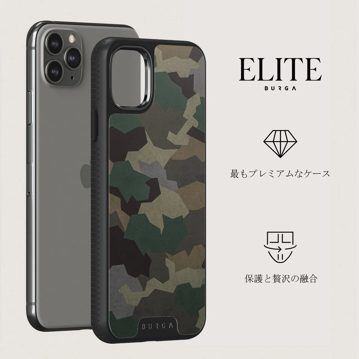 Tropical Green Camo - iPhone 11 Pro Max ケース