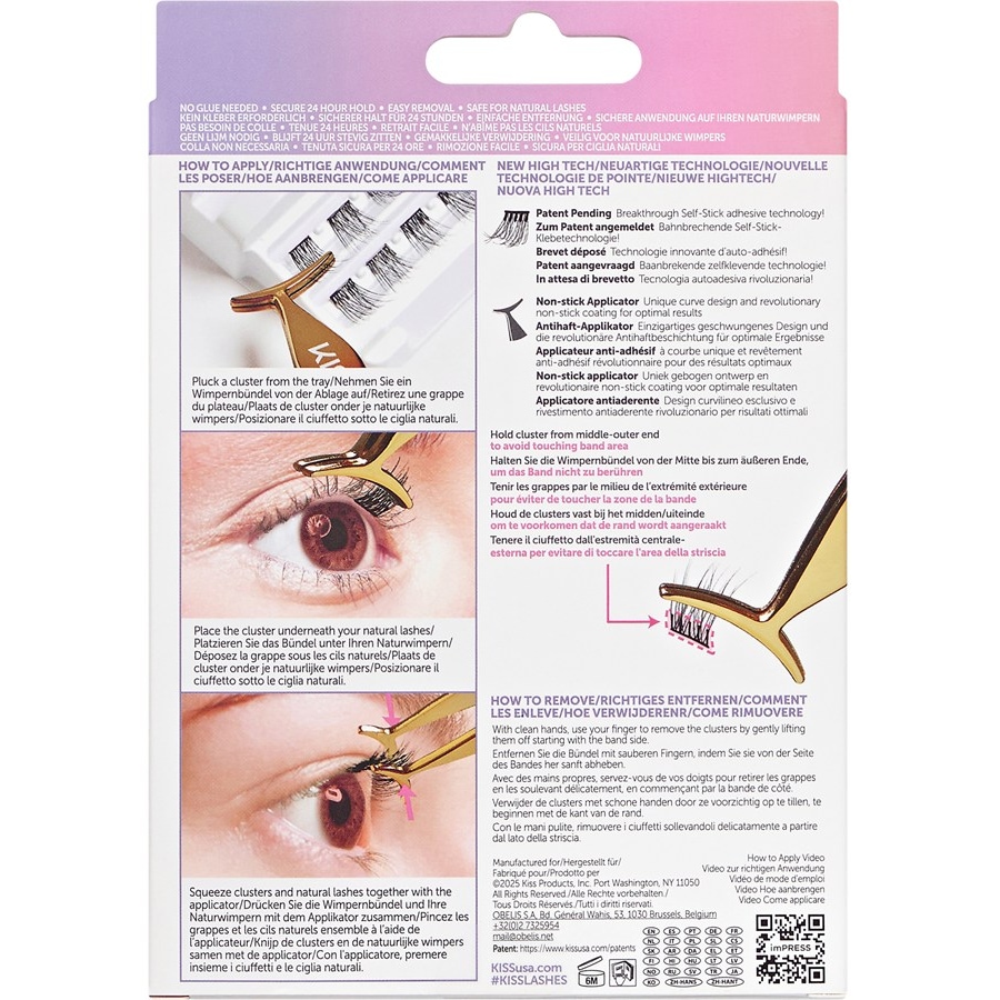 KISS imPRESS Press-On Falsies Voluminous Lash Extension Look