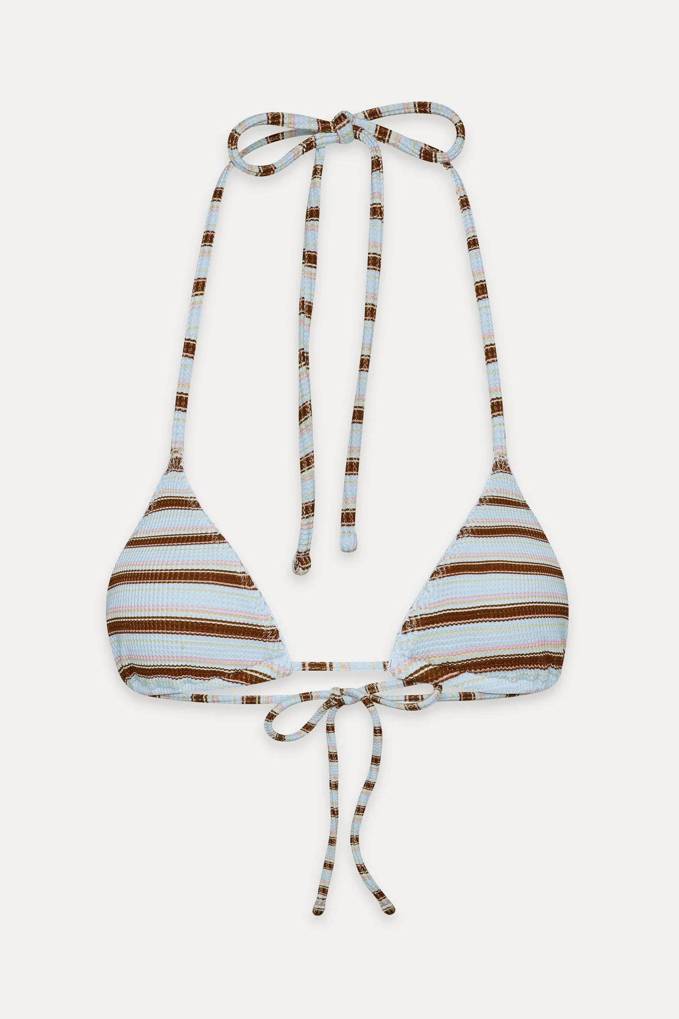 Nick Triangle Striped Bikini Top - Verona Stripe