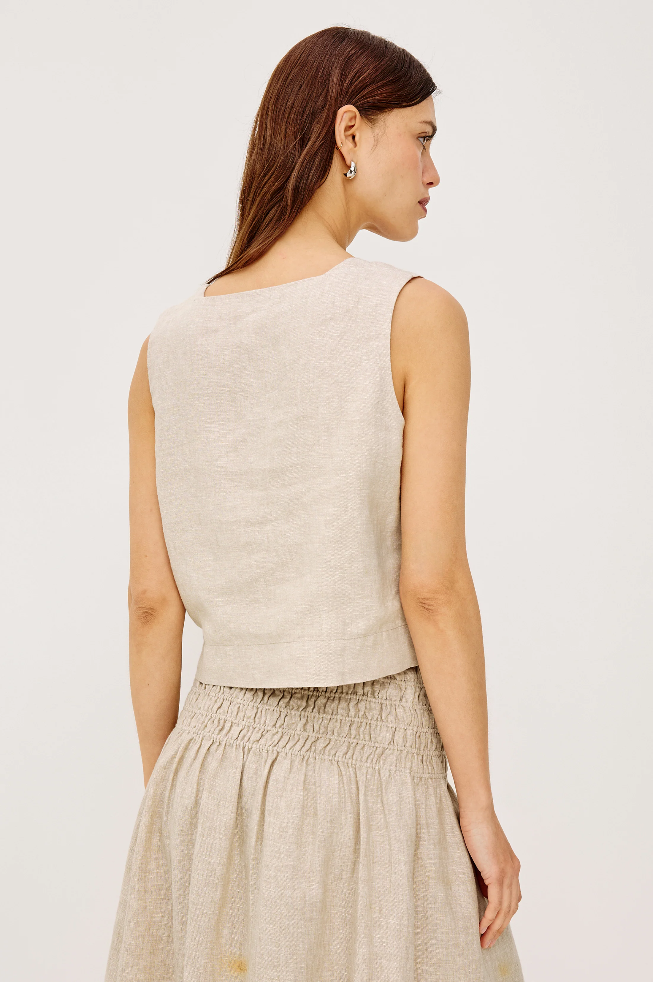 Akira Top - Heathered Flax