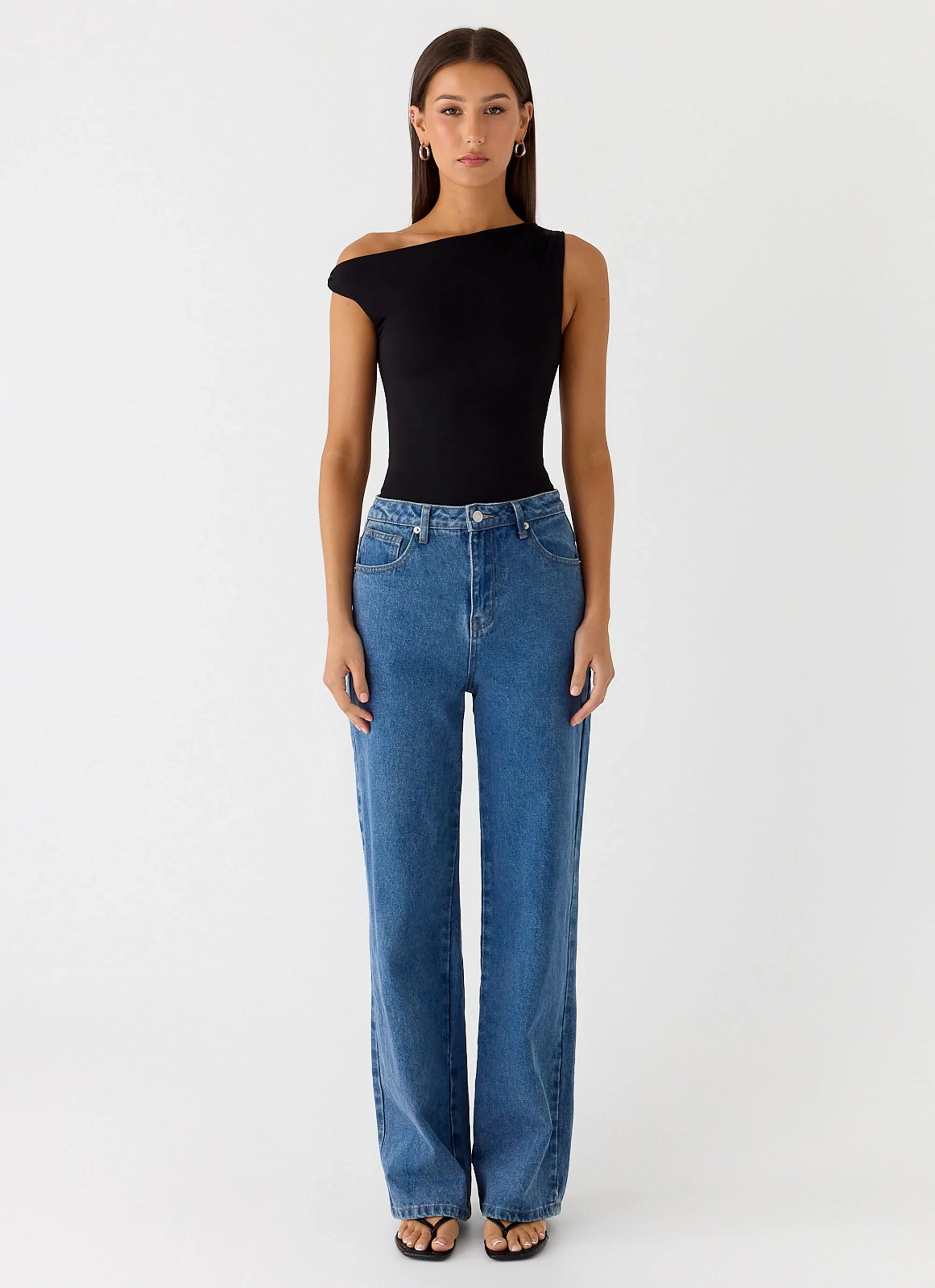 No Answer Bodysuit - Black