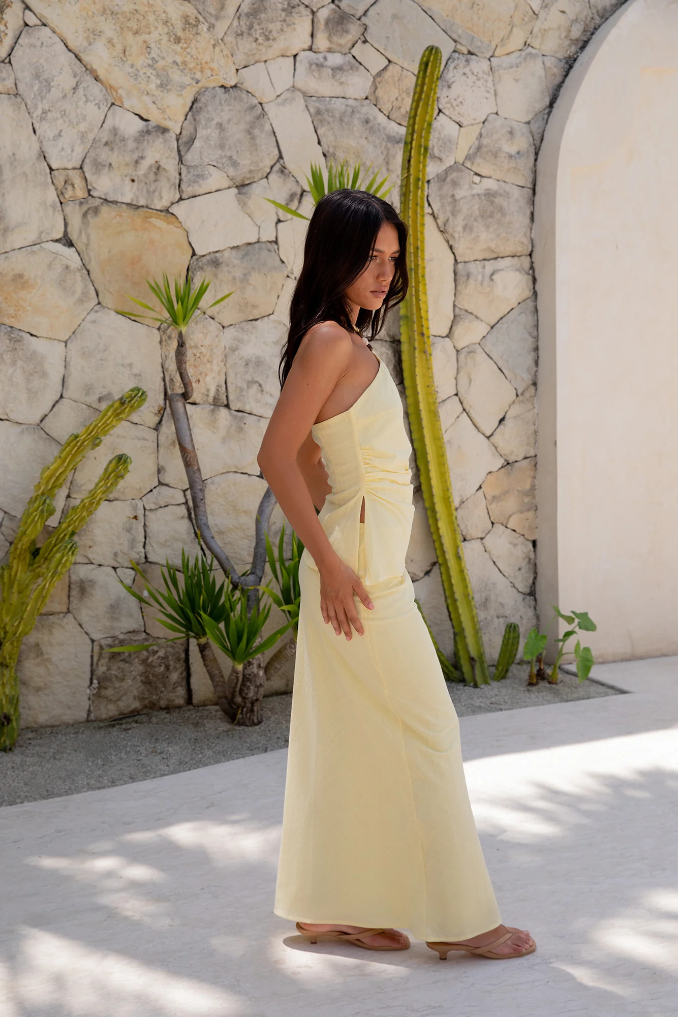 Halzie Maxi Skirt Yellow