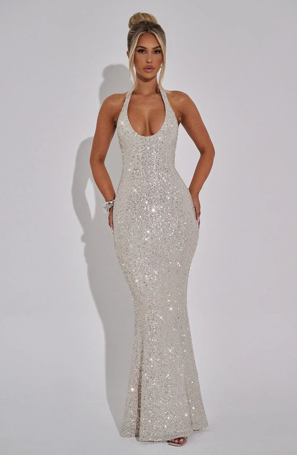 Odette Maxi Dress - Champagne