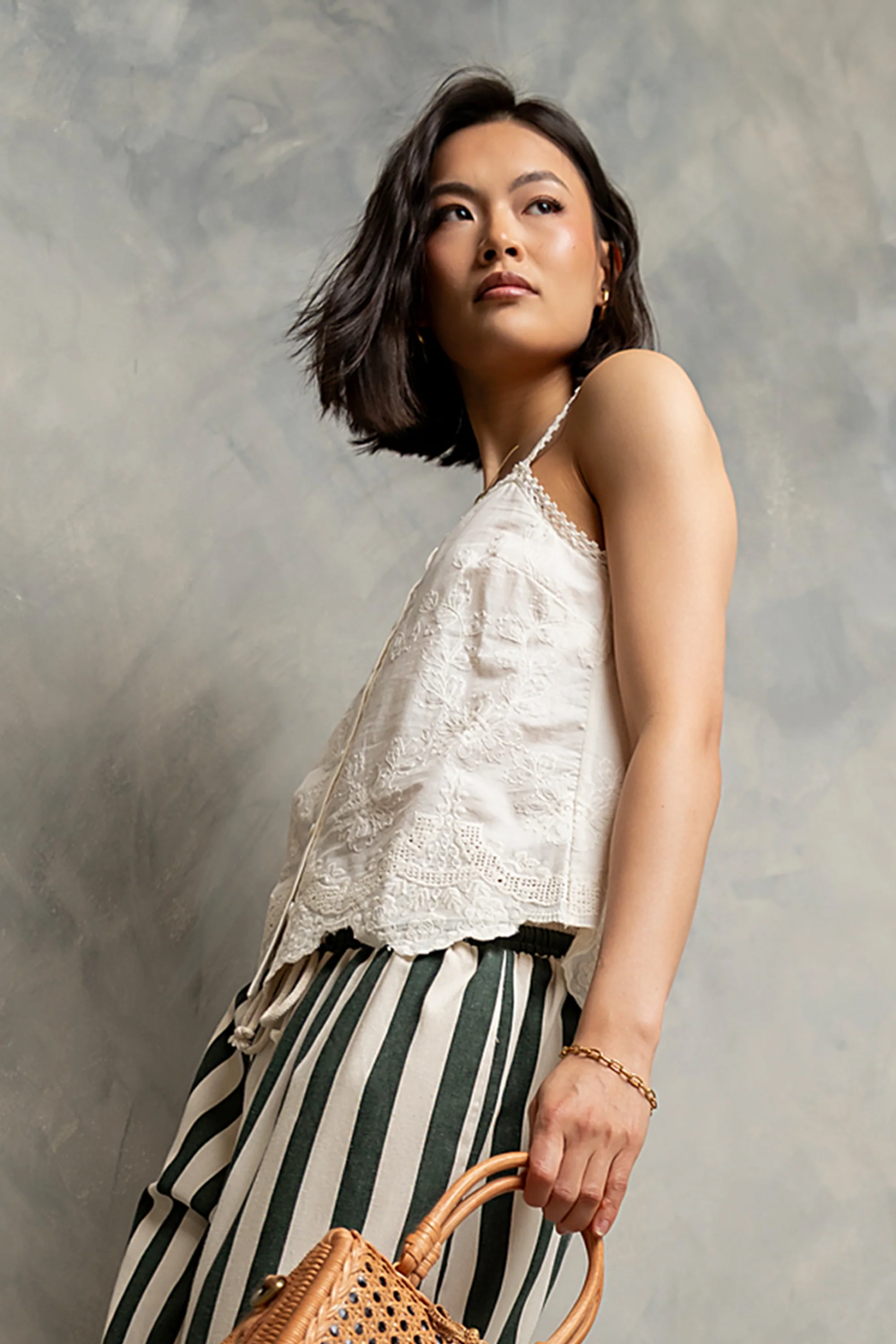 Kinny Embroidered Tank - FINAL SALE