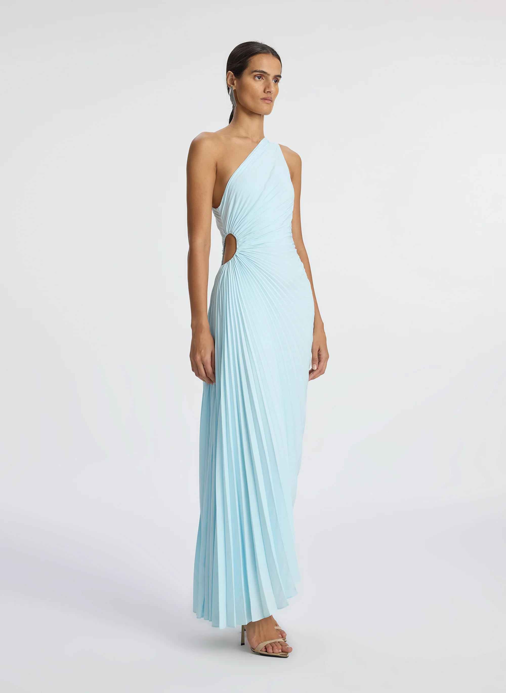 Delfina Matte Pleated Dress - luluinthesky