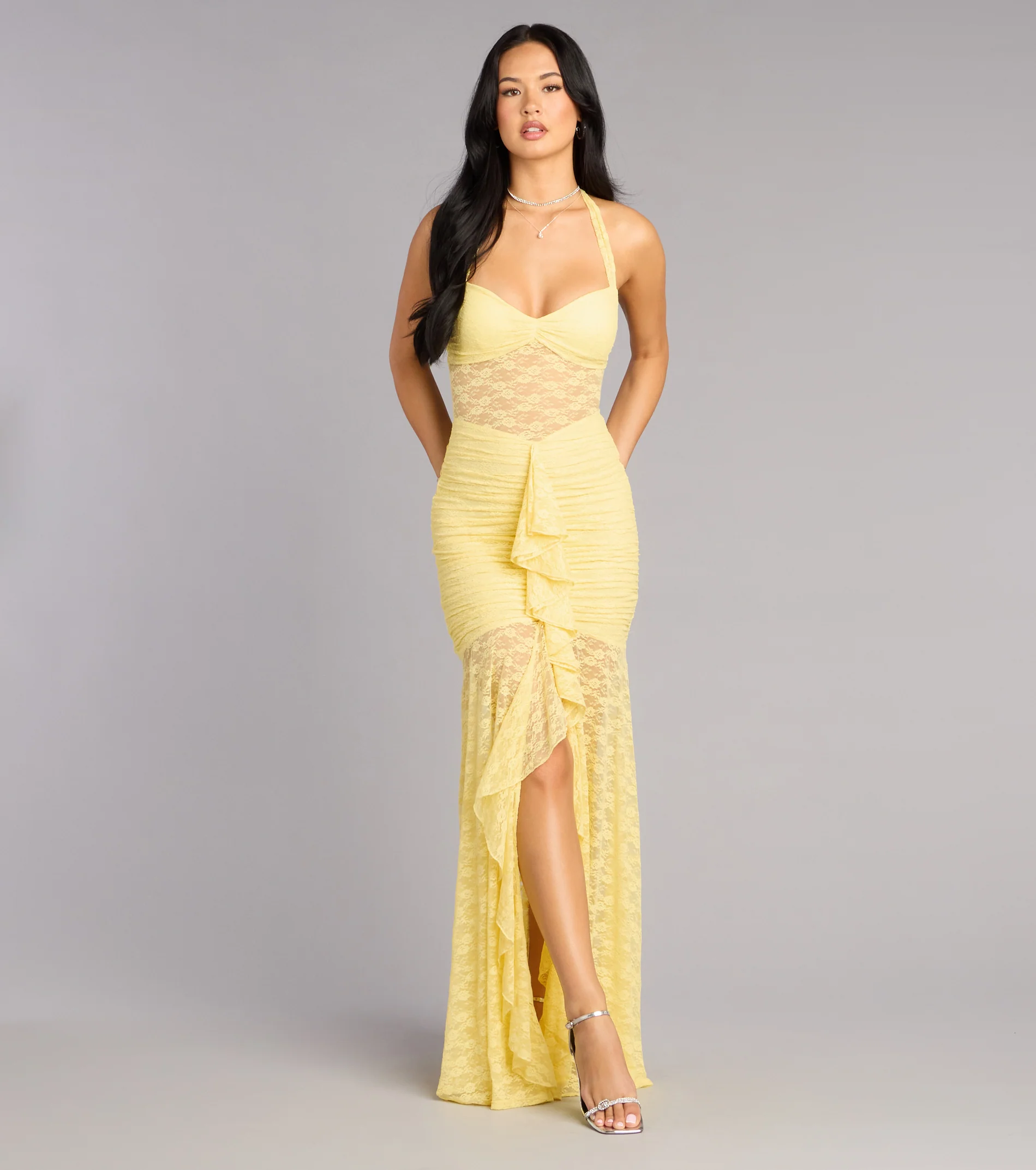 Briella Lace Mermaid Formal Dress