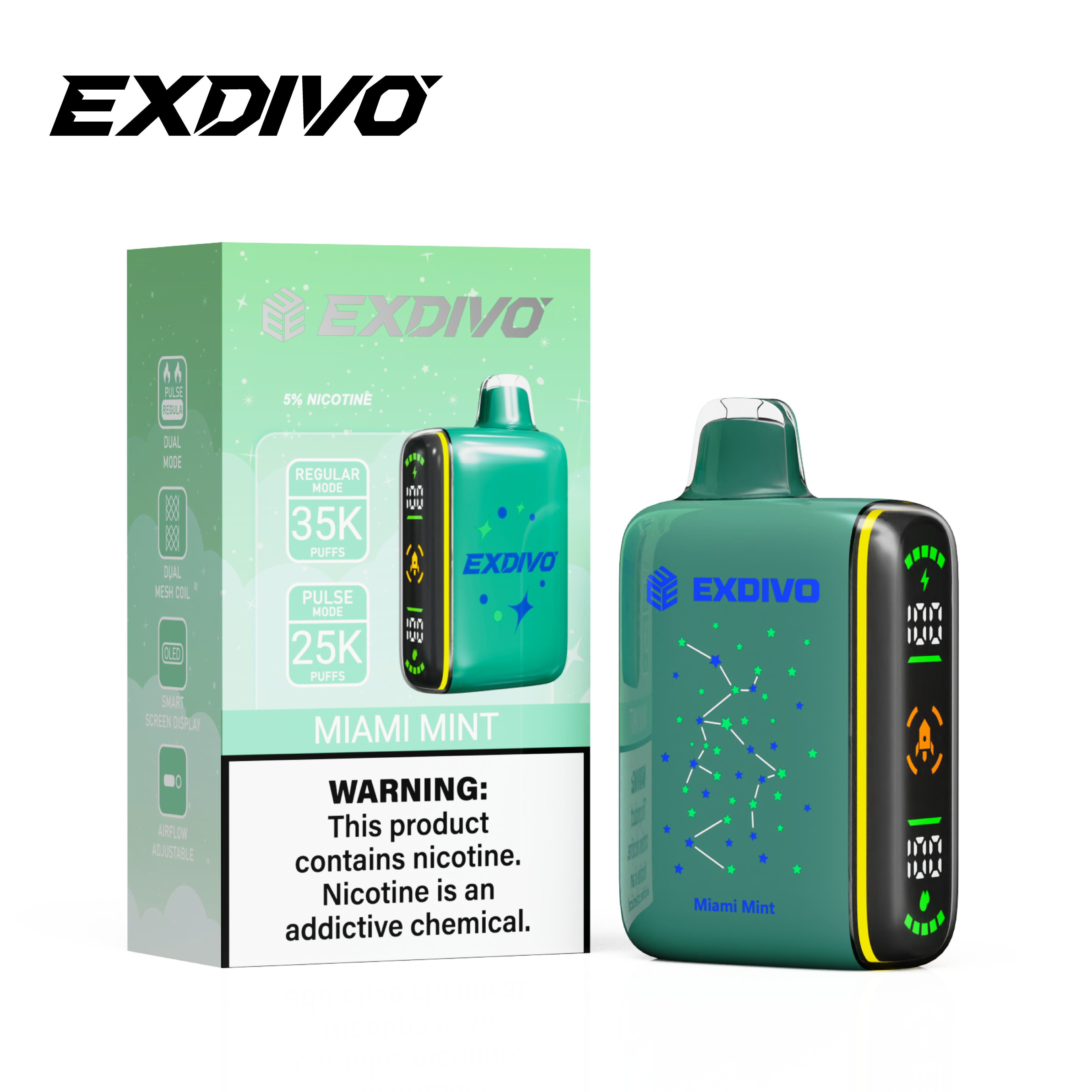 EXDIVO interstellar 35000 Puffs