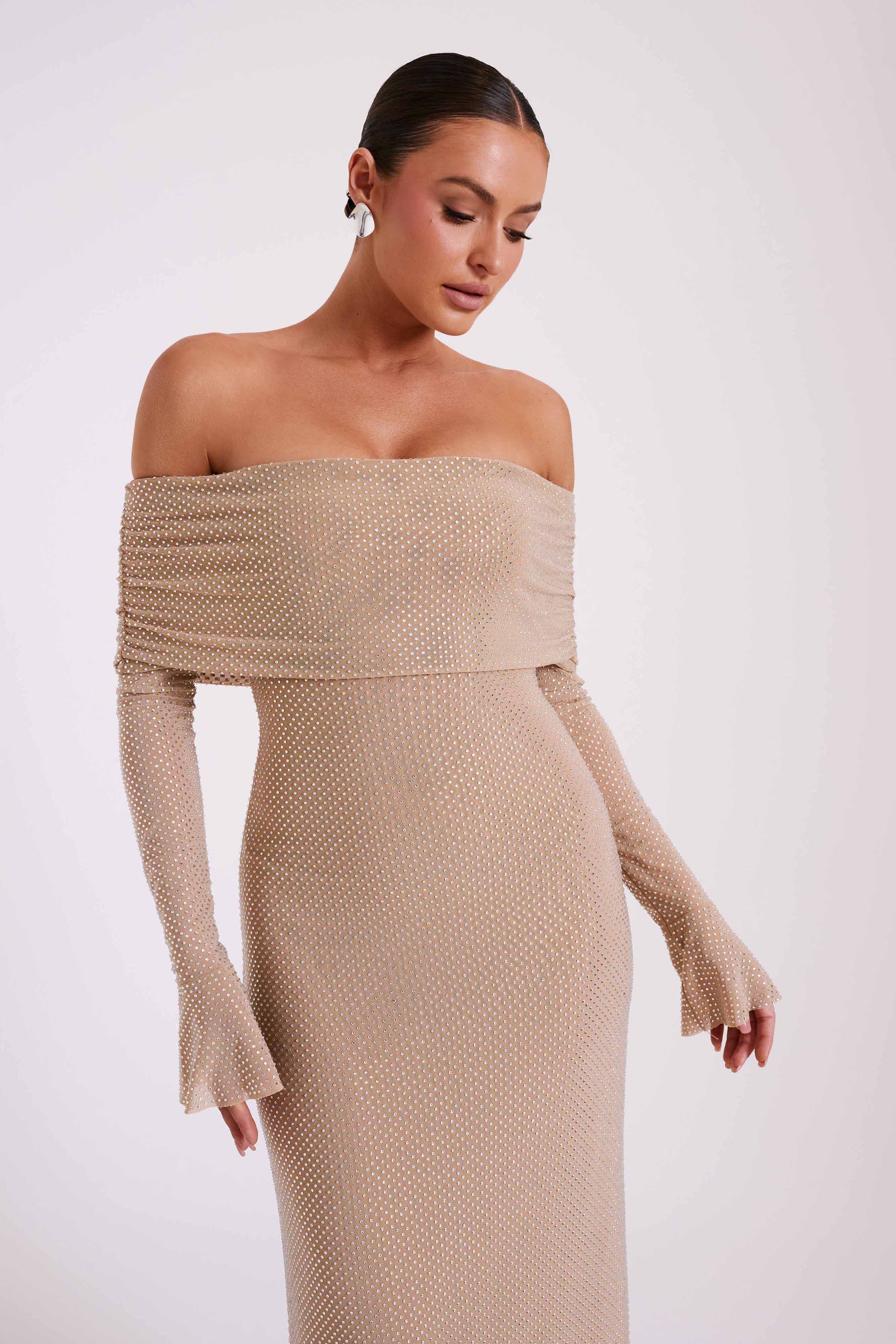 Marcel-Square-Diamante-Maxi-Dress-Nude