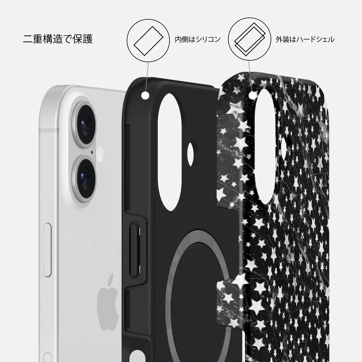 Starry Night - iPhone 16 Plus ケース