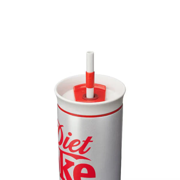 Owala 24oz Special Edition Diet Coke Stainless Steel Straw Tumbler - Classic Diet Coke - luluinthesky