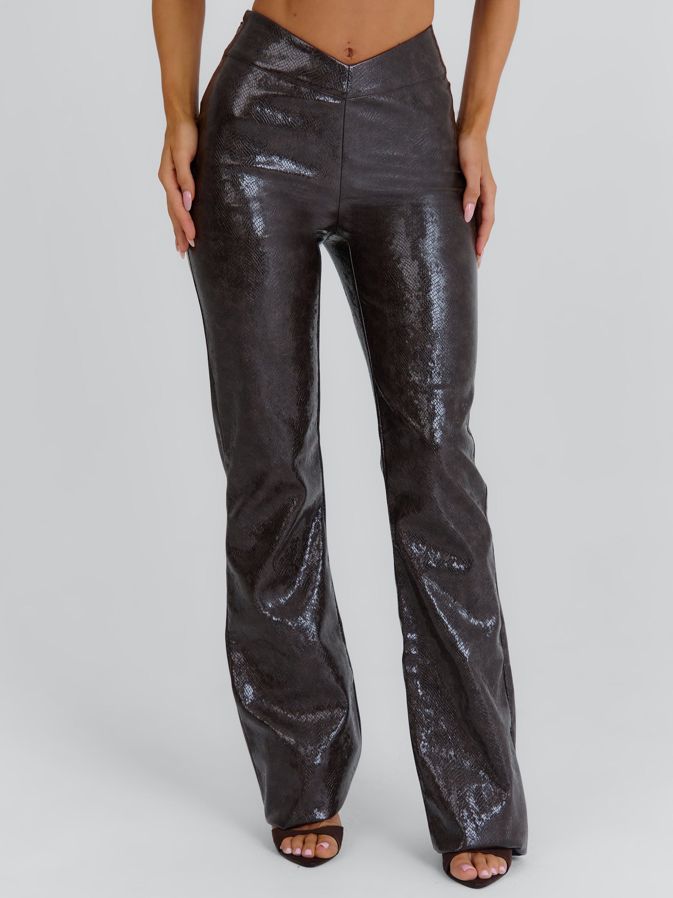 ISHANI PANT CHOCOLATE BROWN