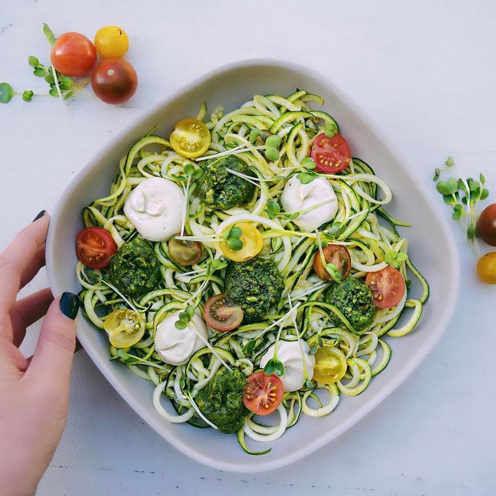 Vogeelle Pasta Salad Bowl - Stone