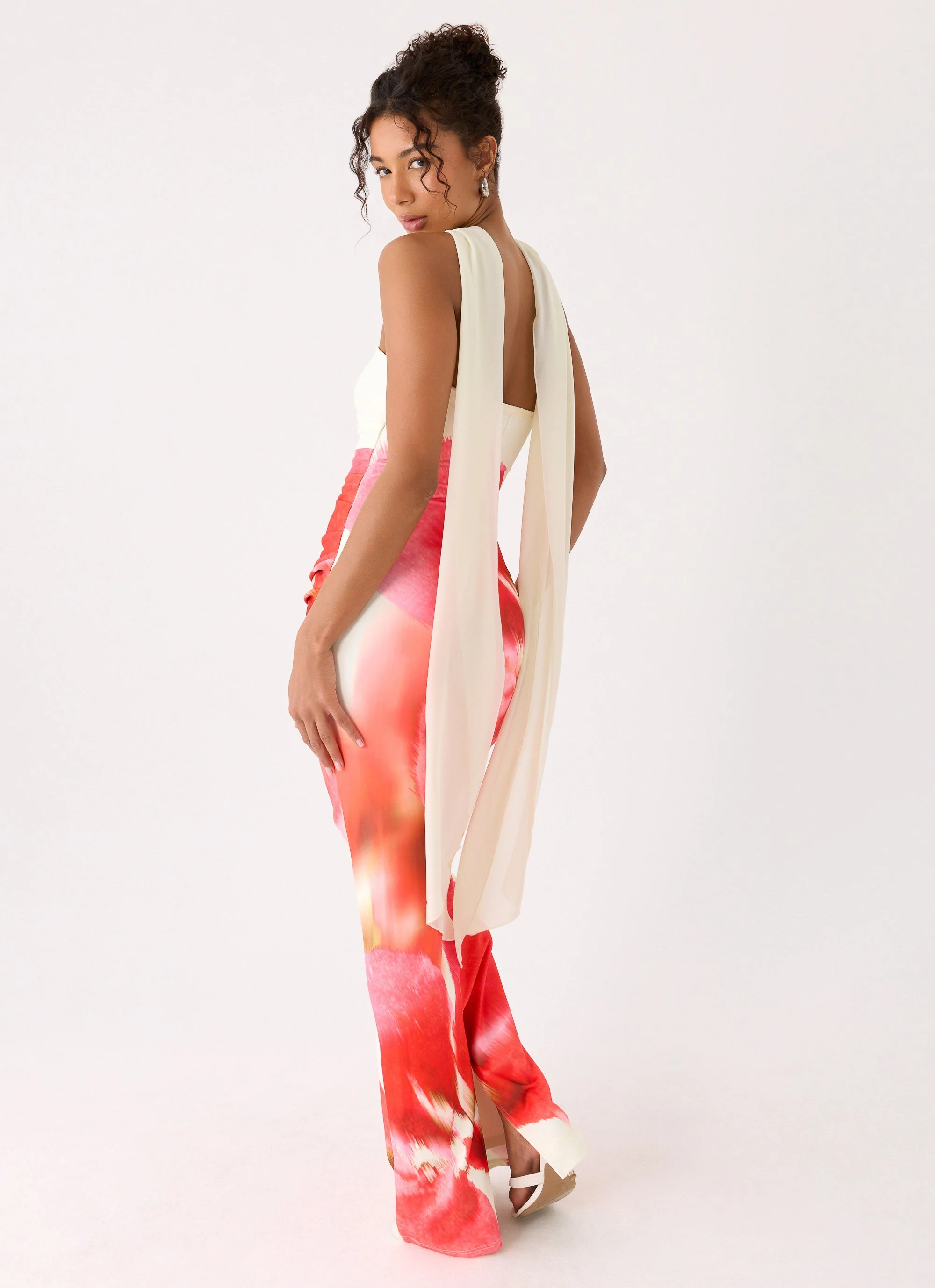 Libra Maxi Dress - Porcelain Rose - luluinthesky