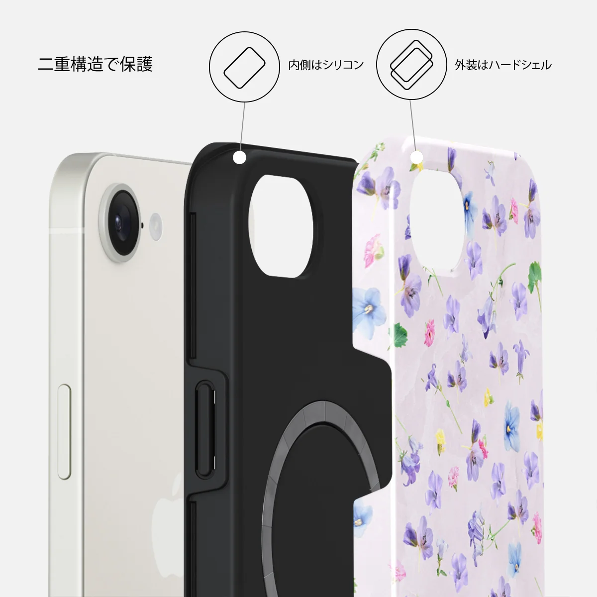 Wildflower - iPhone 17e ケース