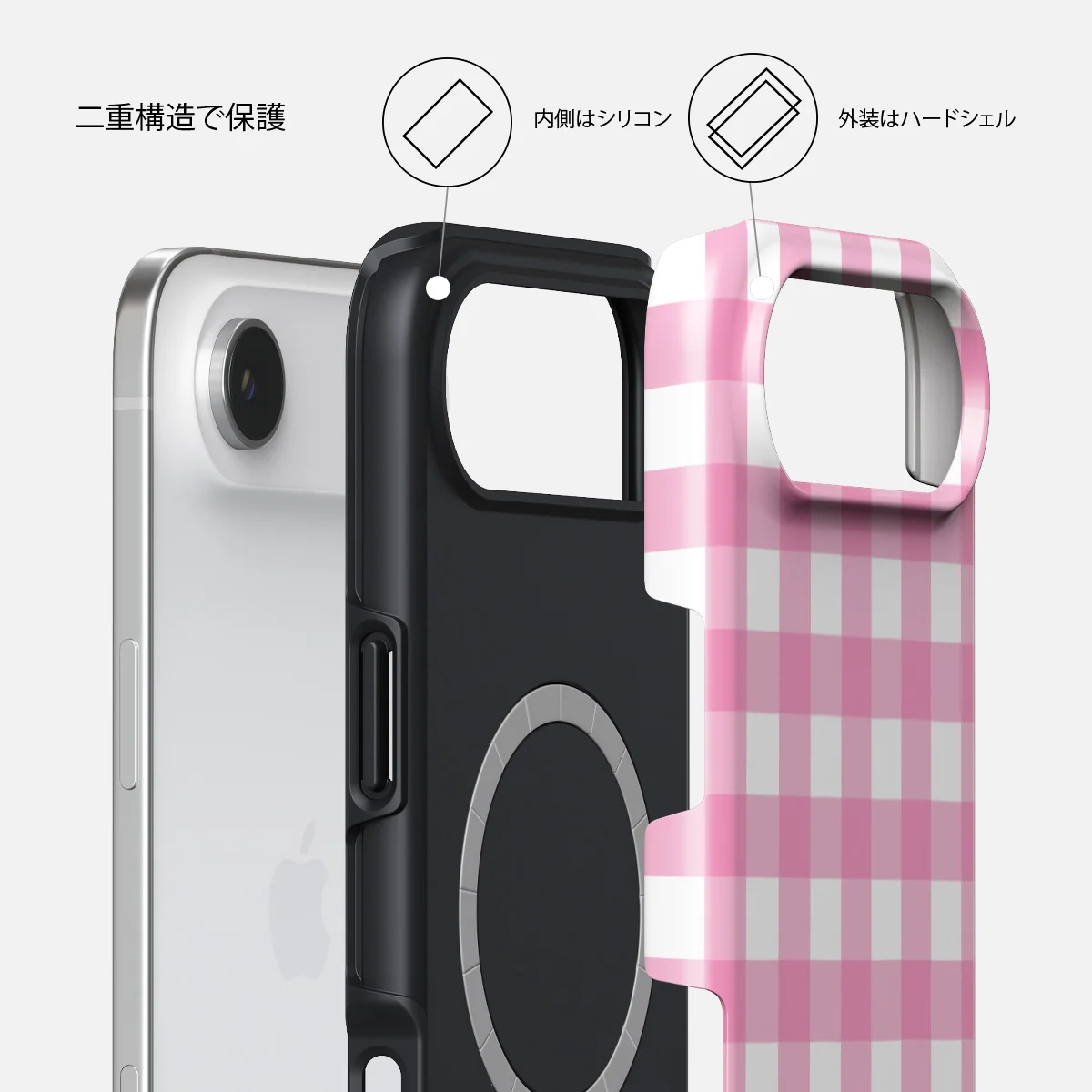 Think Pink - iPhone Air ケース