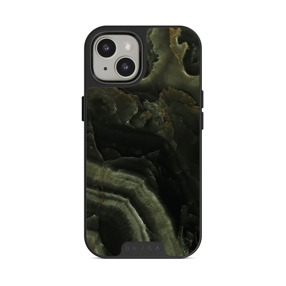 Misty Forest - Green Marble iPhone 13 ケース
