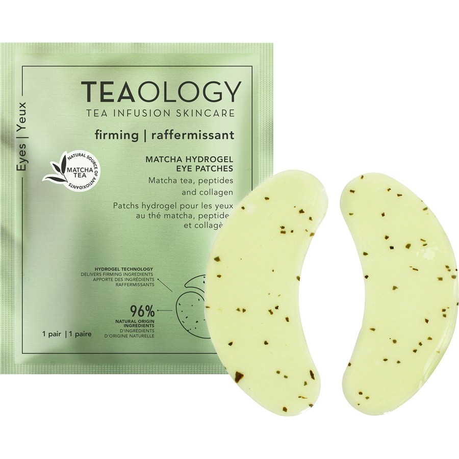 Teaology Eye care Hydrożelowe płatki pod oczy Matcha