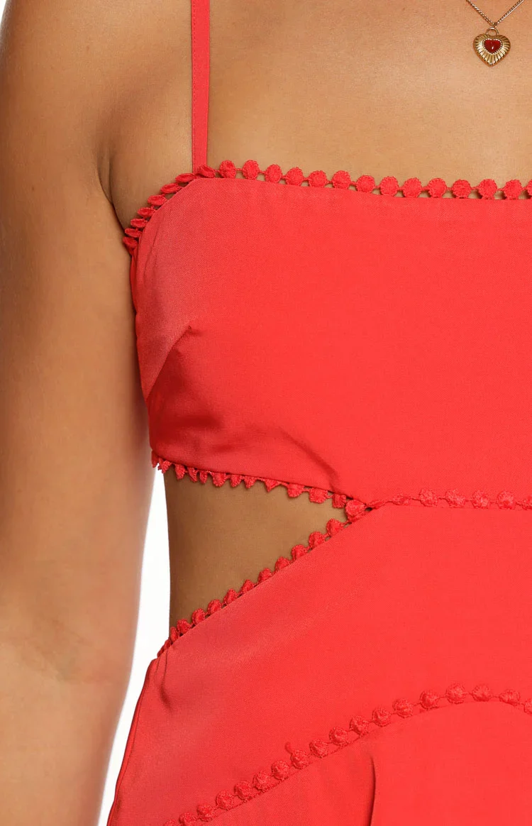 Josie Red Mini Dress