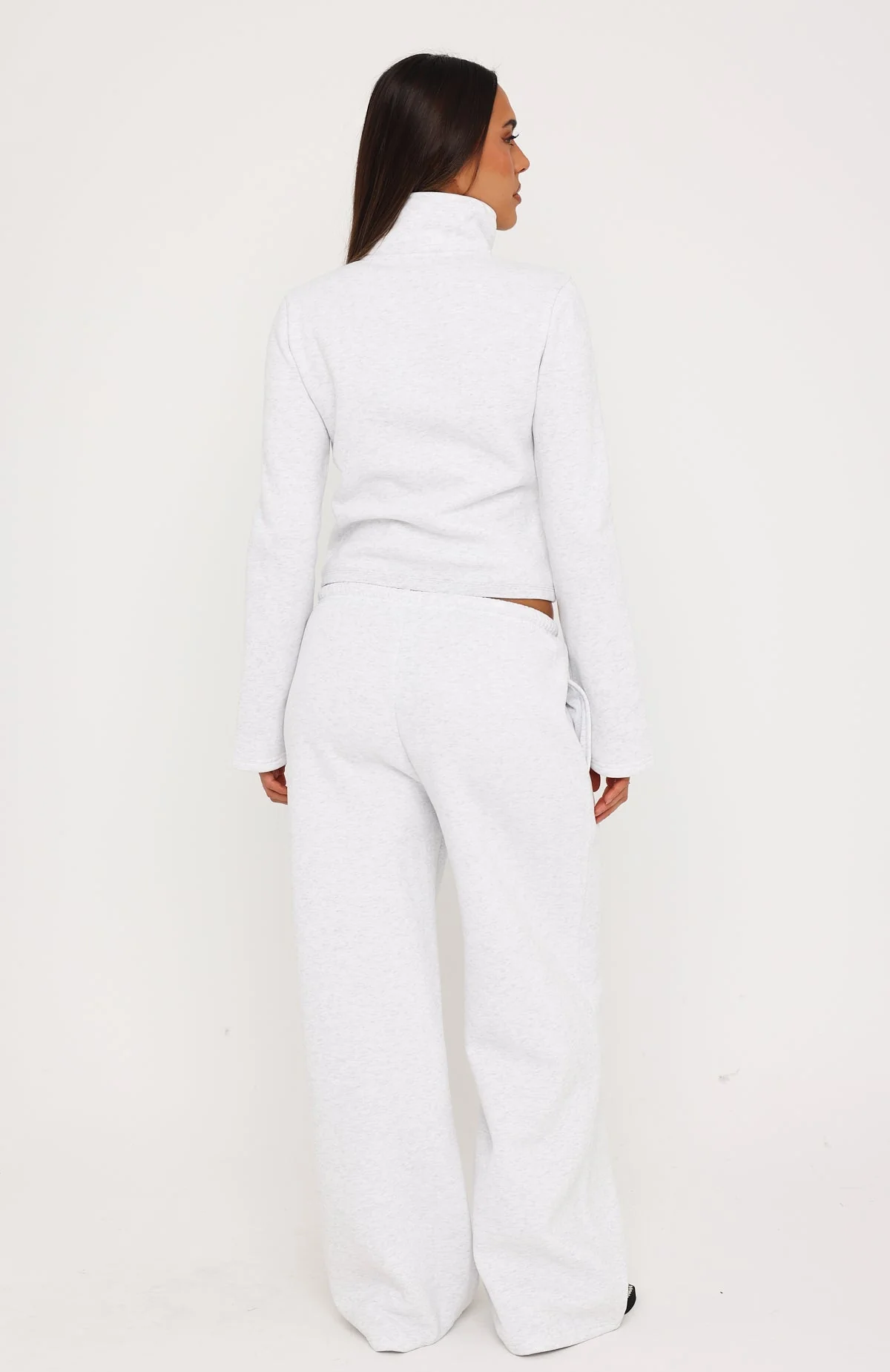 Not Changing Wide Leg Sweatpants Grey Marle