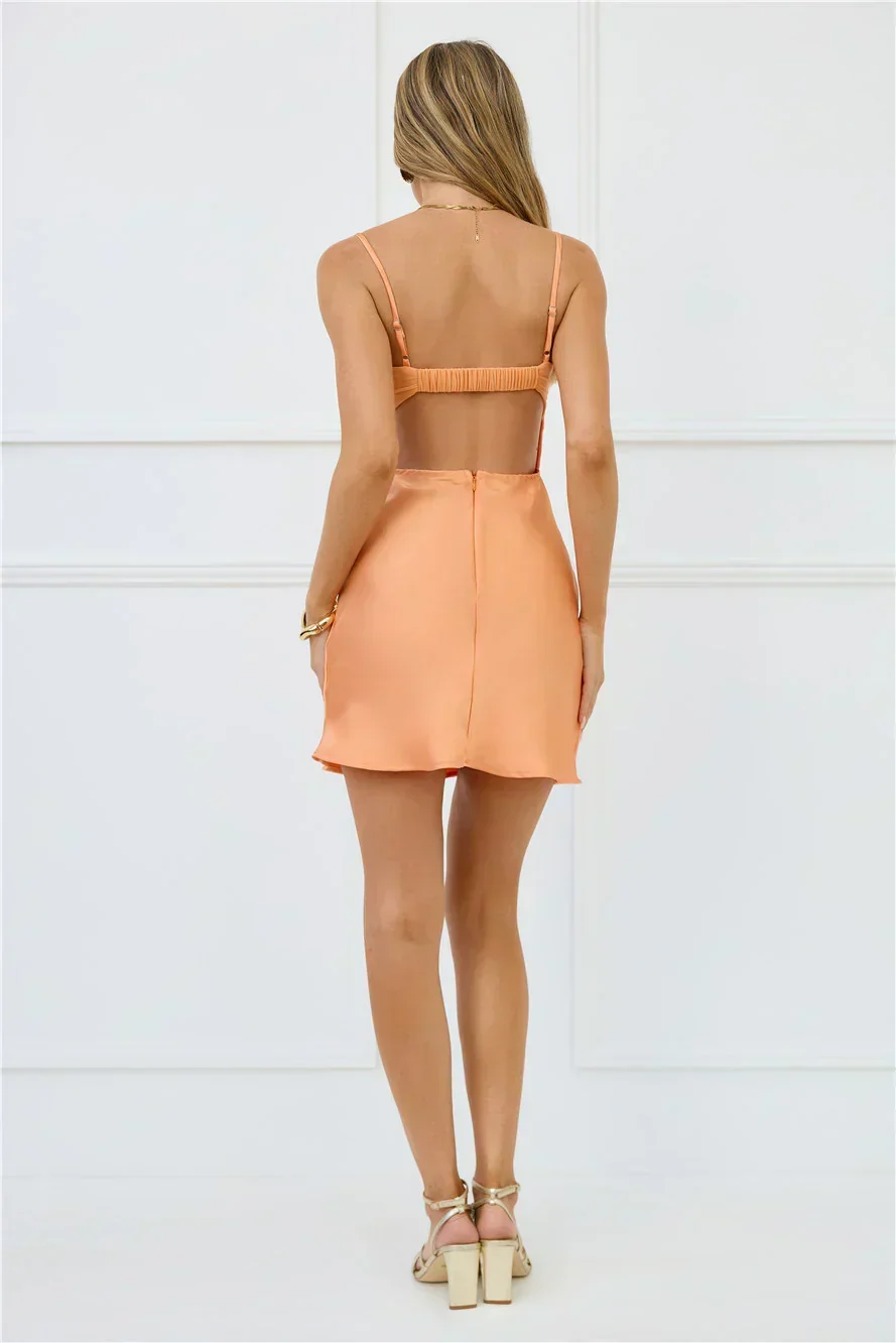 Soft Dream Satin Mini Dress