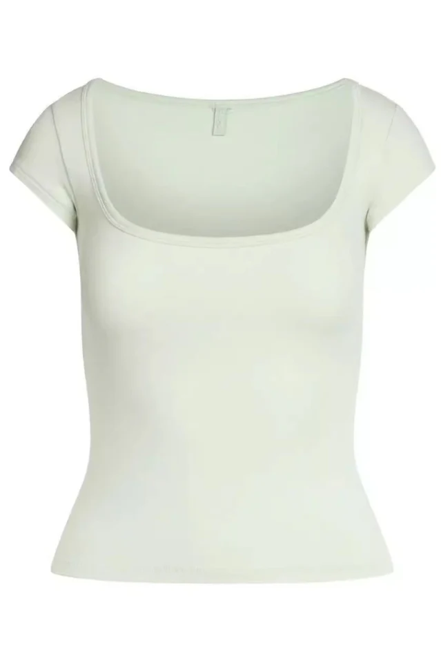 SKIMS Cotton Jersey Scoop Neck T-Shirt